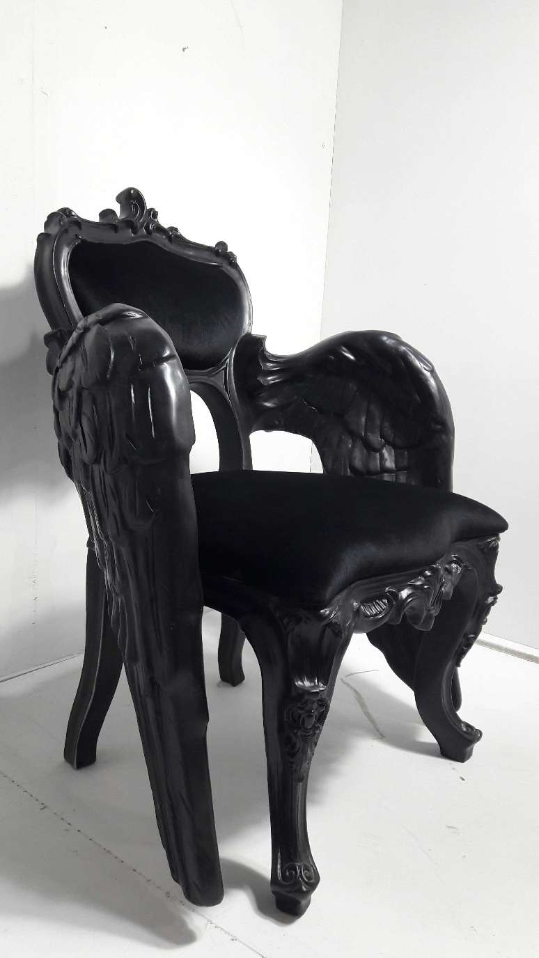 Creative home decoration items, shopping mall display model room decoration, entrance hall decoration, wing chair 90*70*102 details Picture