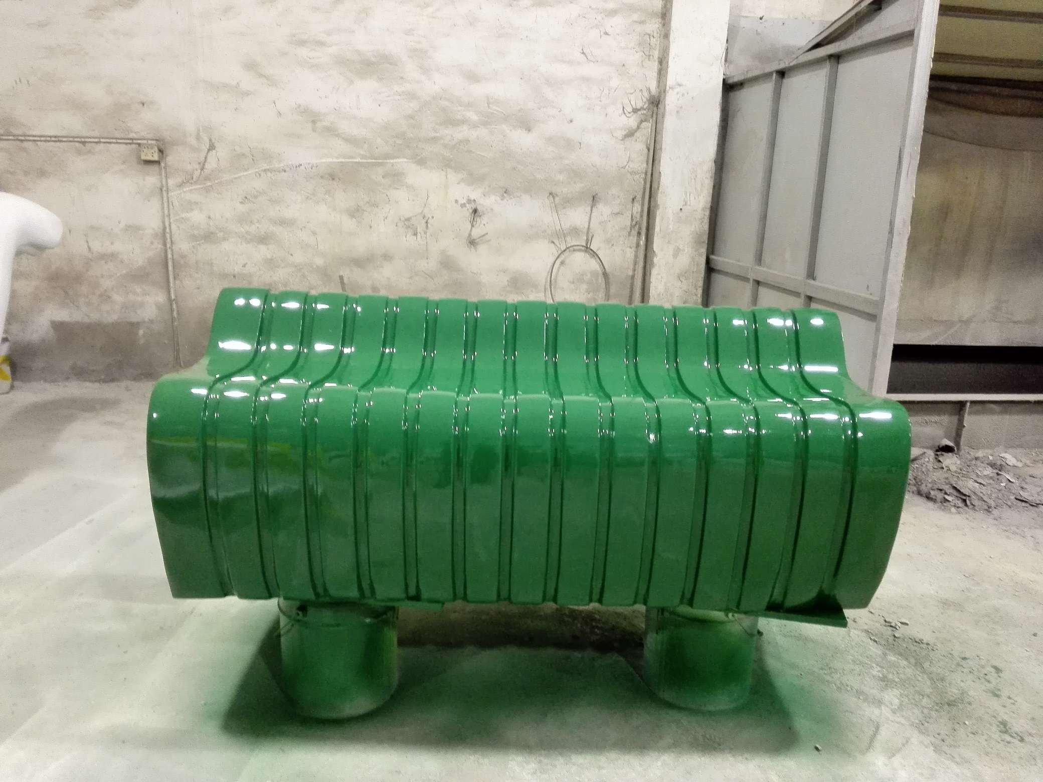 商场美陈/多人休闲座椅/玻璃钢座椅产品图