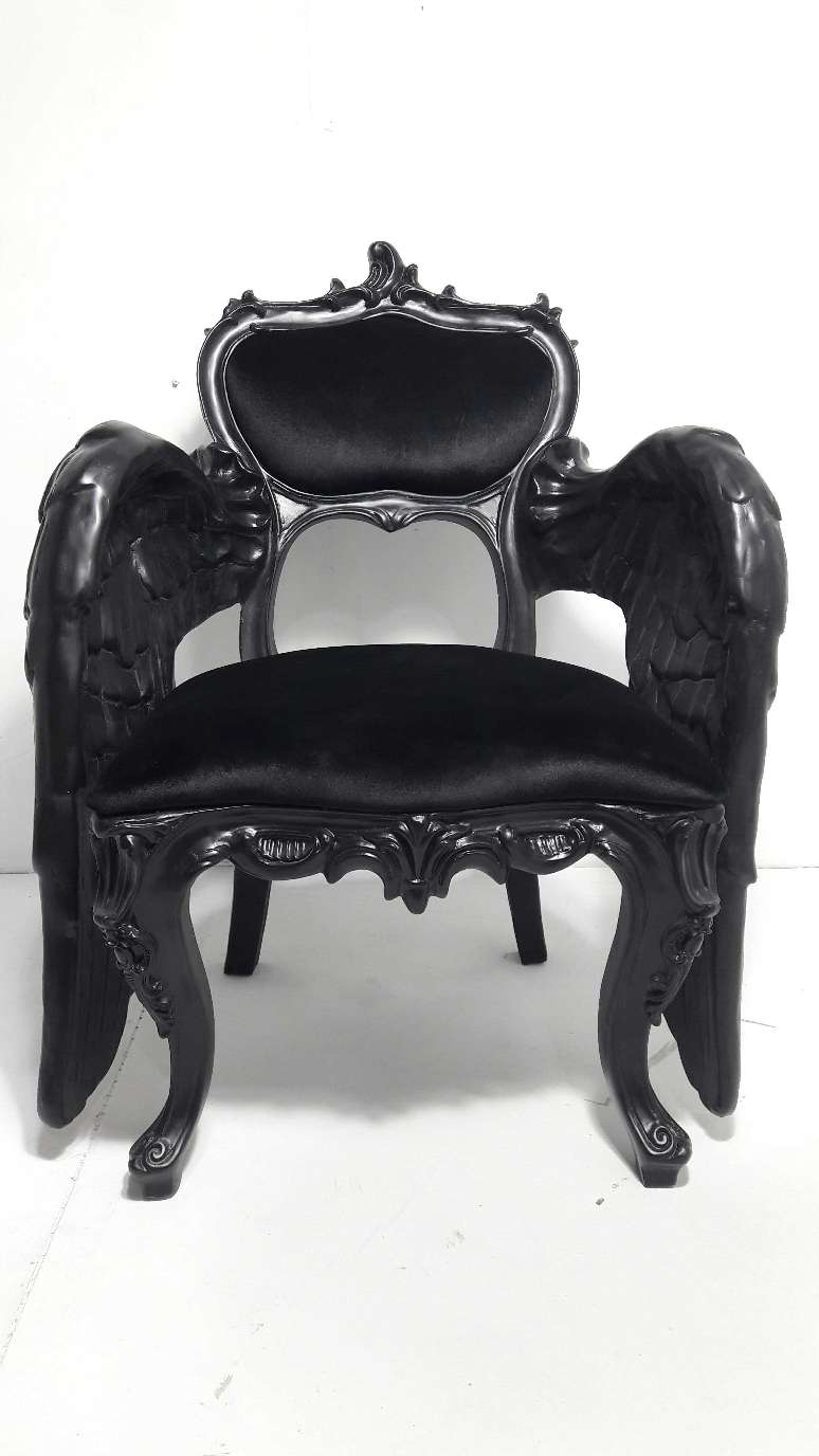 Creative home decoration items, shopping mall display model room decoration, entrance hall decoration, wing chair 90*70*102 Specification image