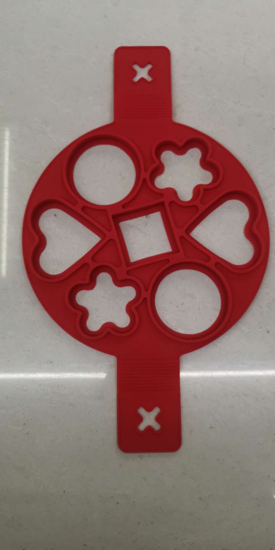 Seven-hole silicone egg omelette