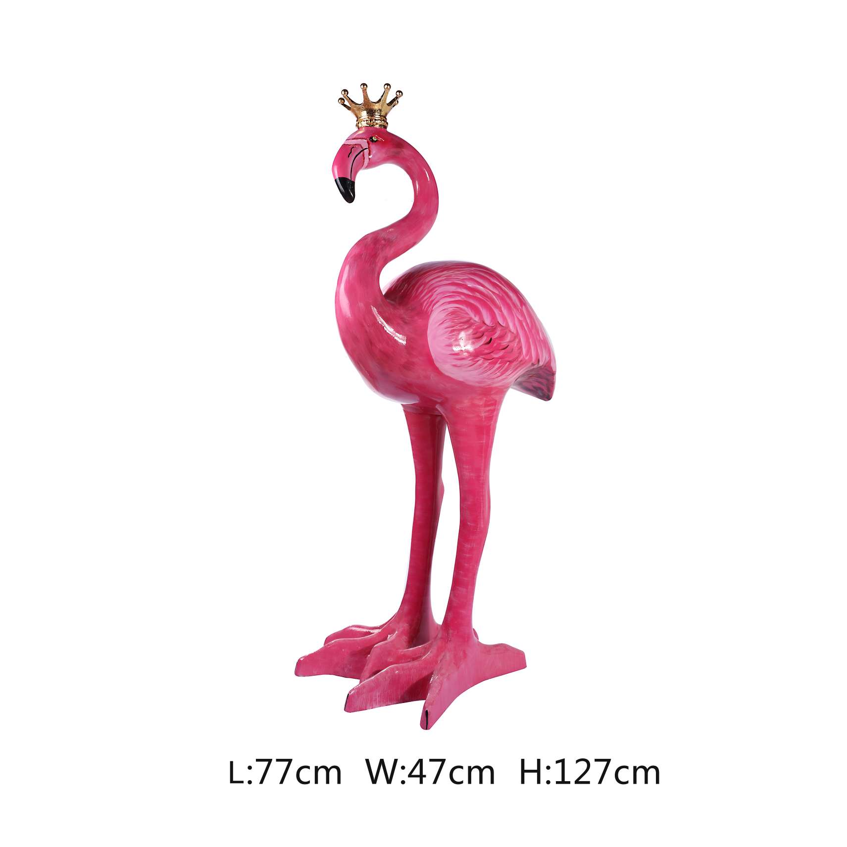 Flamingos are 147*90*45 in height and 127*77*45 in height details Picture