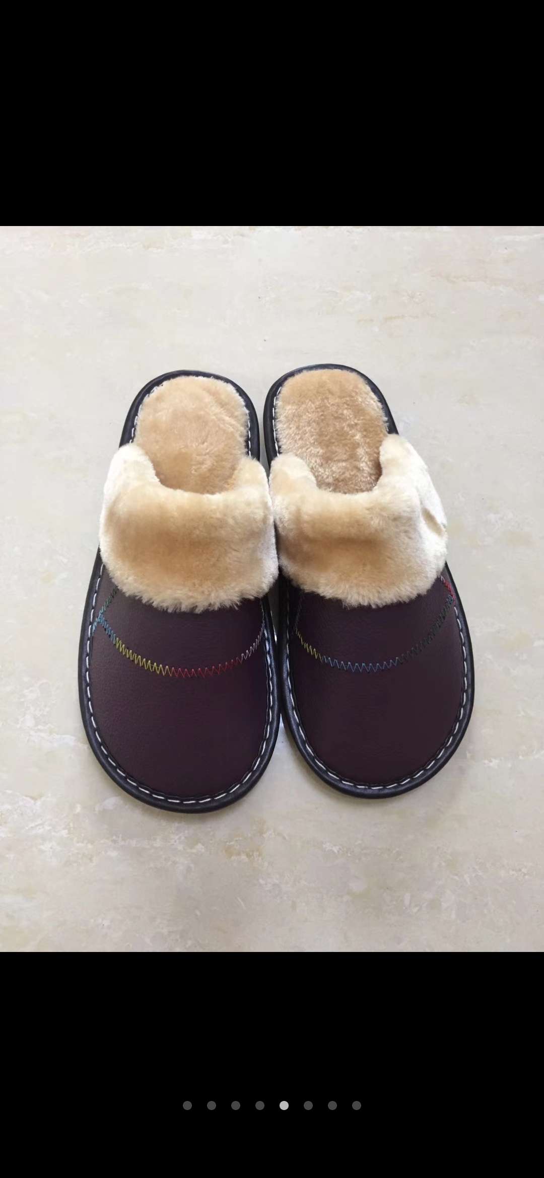 All-genuine fur slippers Item Picture