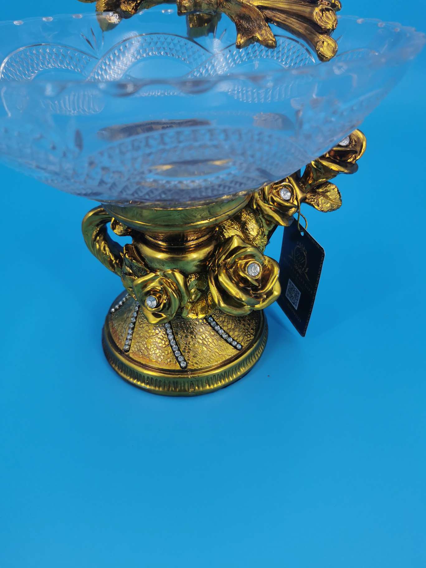 Factory direct sales and wholesale of 2022 new style resin craft glass fruit platters Specification image