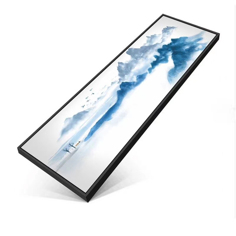 厂家直销各种客厅现代简约装饰画酒店大尺寸手绘油画沙发背景墙抽象轻奢挂画 40*120详情图6