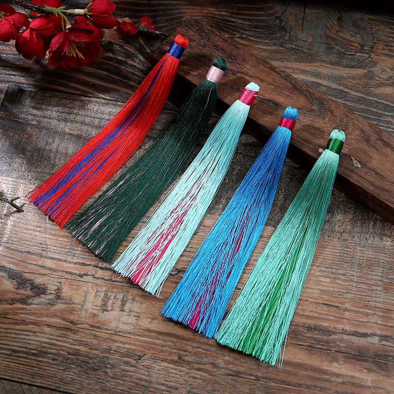 High-End Fringe Head China Knot Fringe Pendant Fashion Net Red Jewelry Headwear Clothing Accessories Accessories Two-Color Bags details Picture