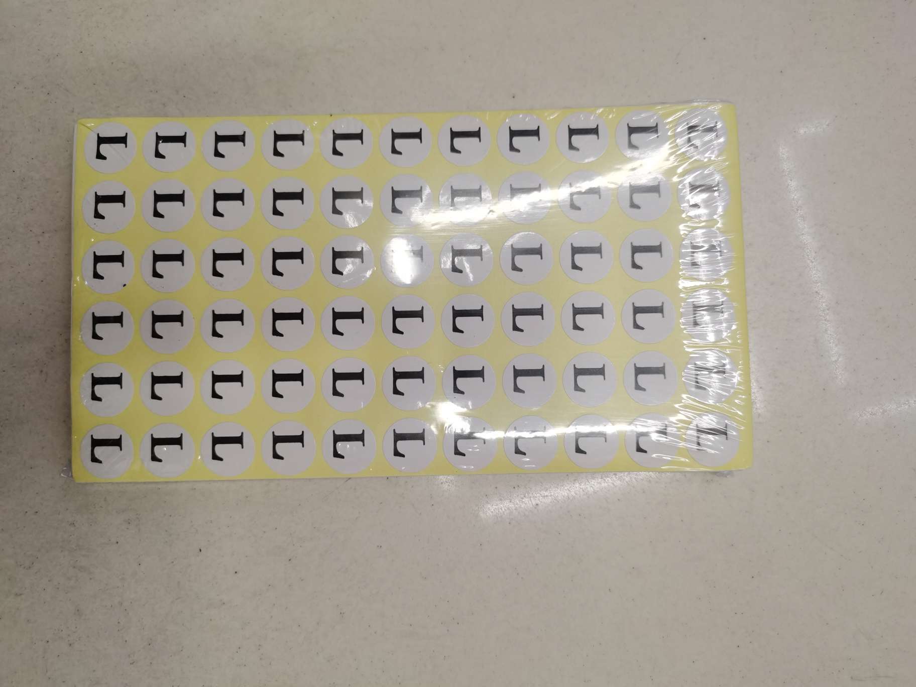 白色不干胶标签