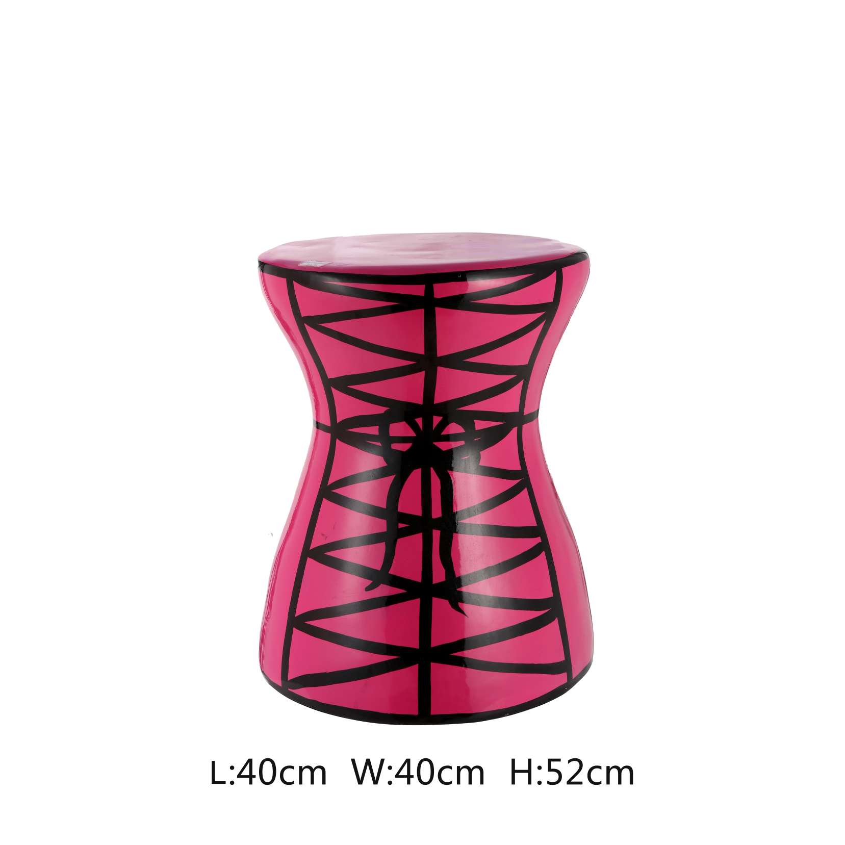 Light luxury creative waist stool, personalized and fashionable dressing stool, scene decoration stool, height 52*40*40