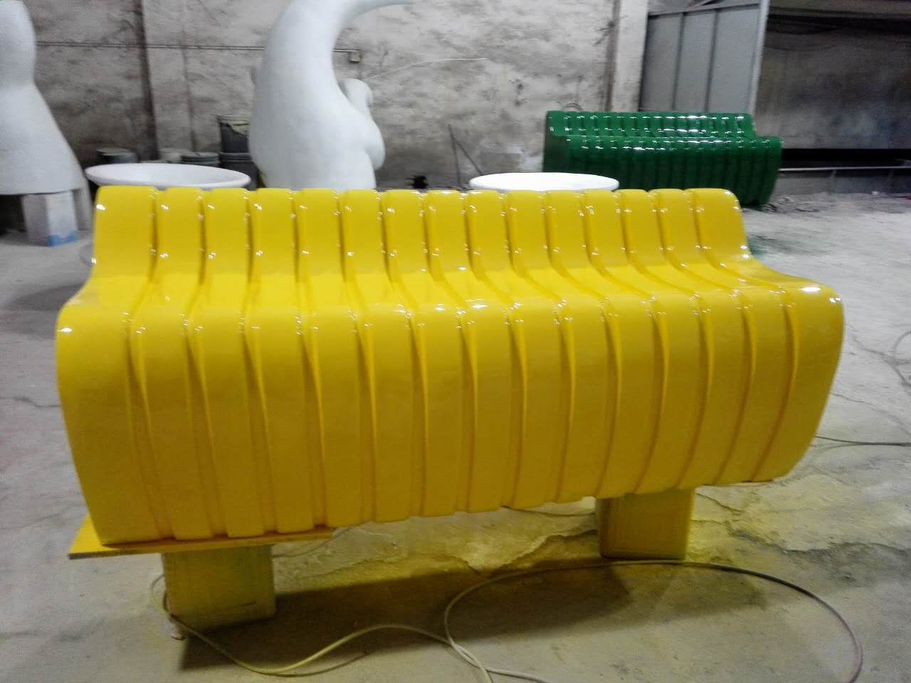 户外金属桌椅实物图