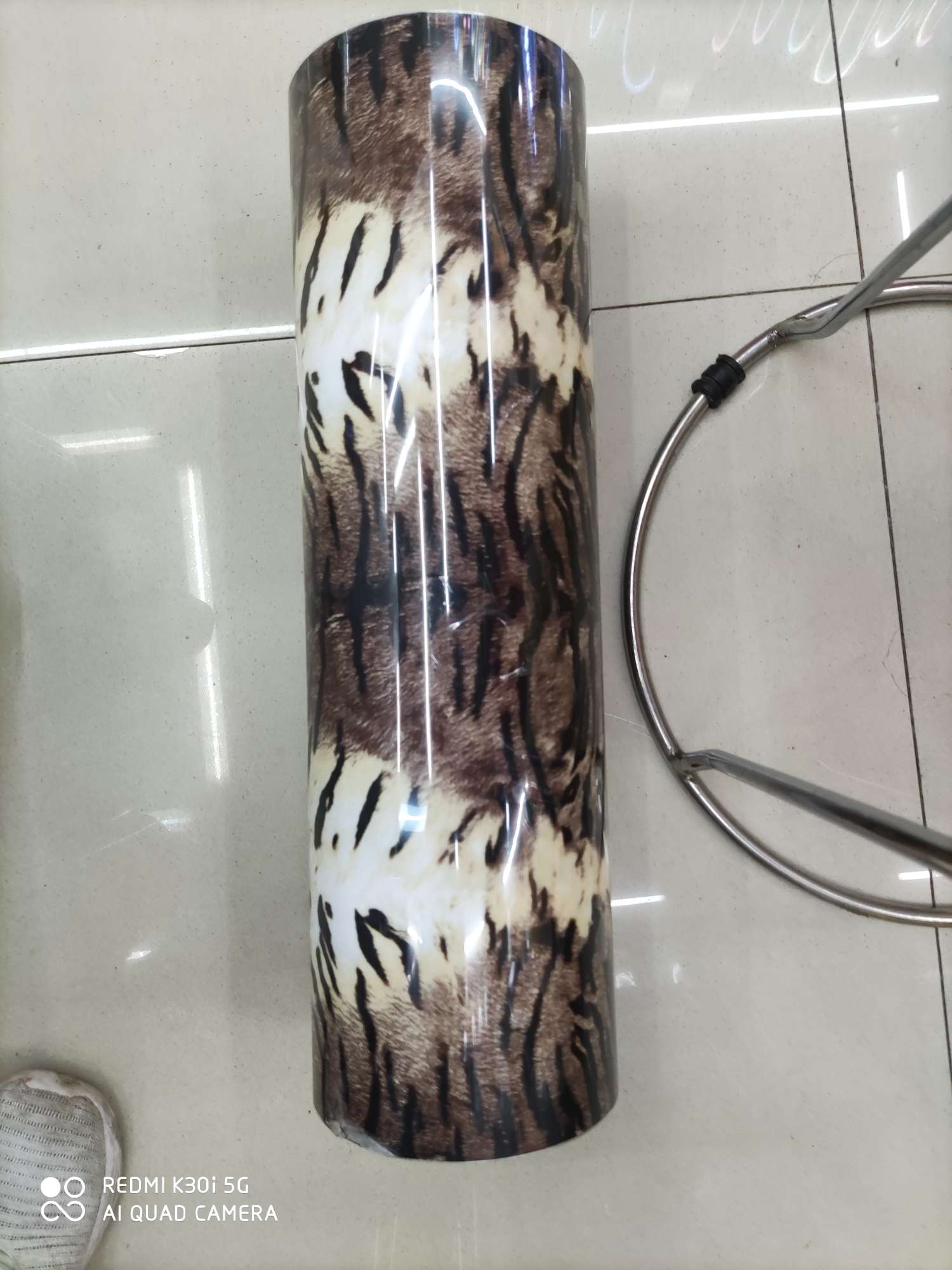 Leopard print PU lettering film thumbnail
