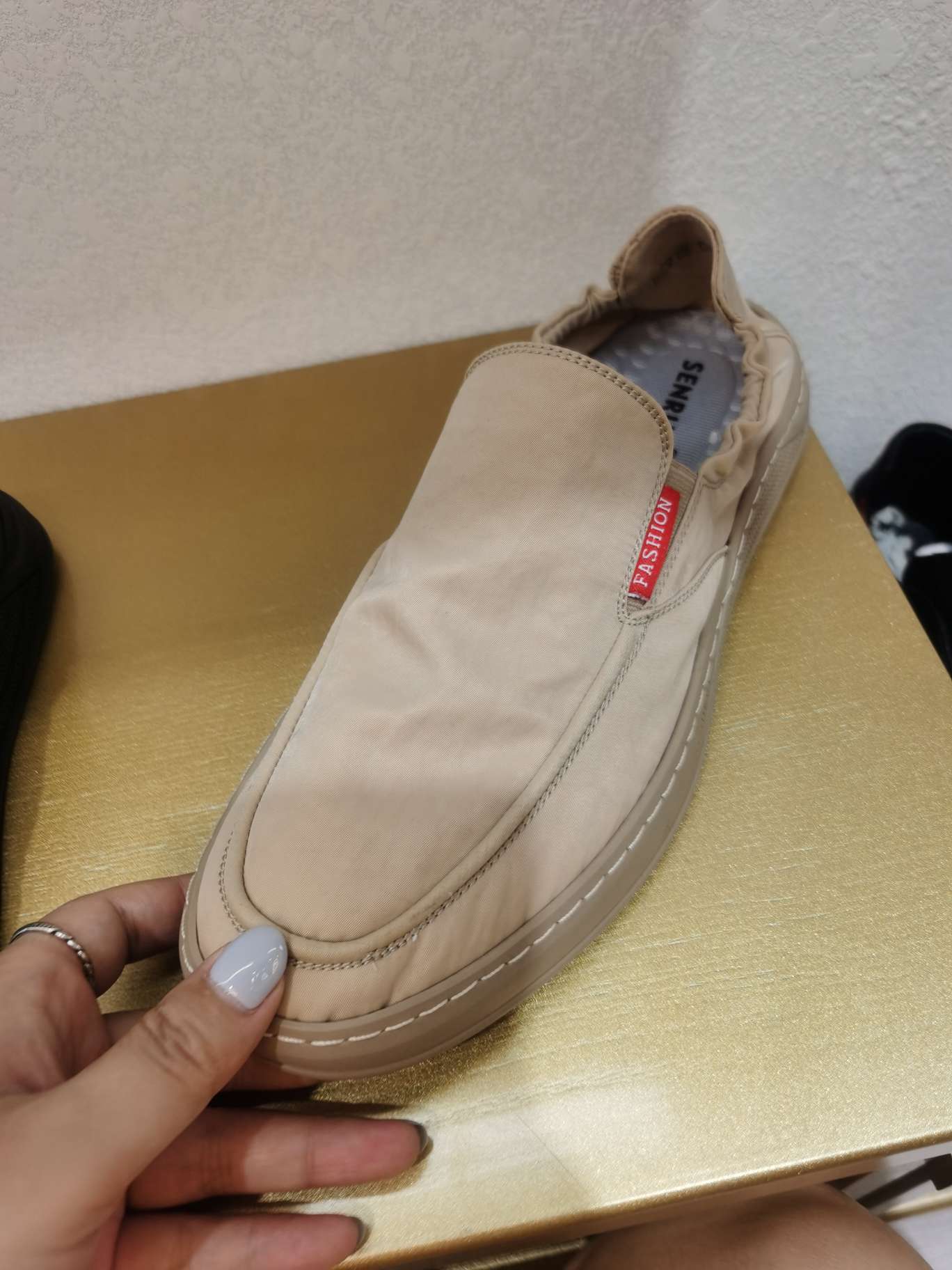 Shoes Men Summer Breathable Deodorant Shoes Fashion Casual Shoes 0608 Cloth Shoes A Slip-On Lazy Old Beijing Cloth Shoes details Picture