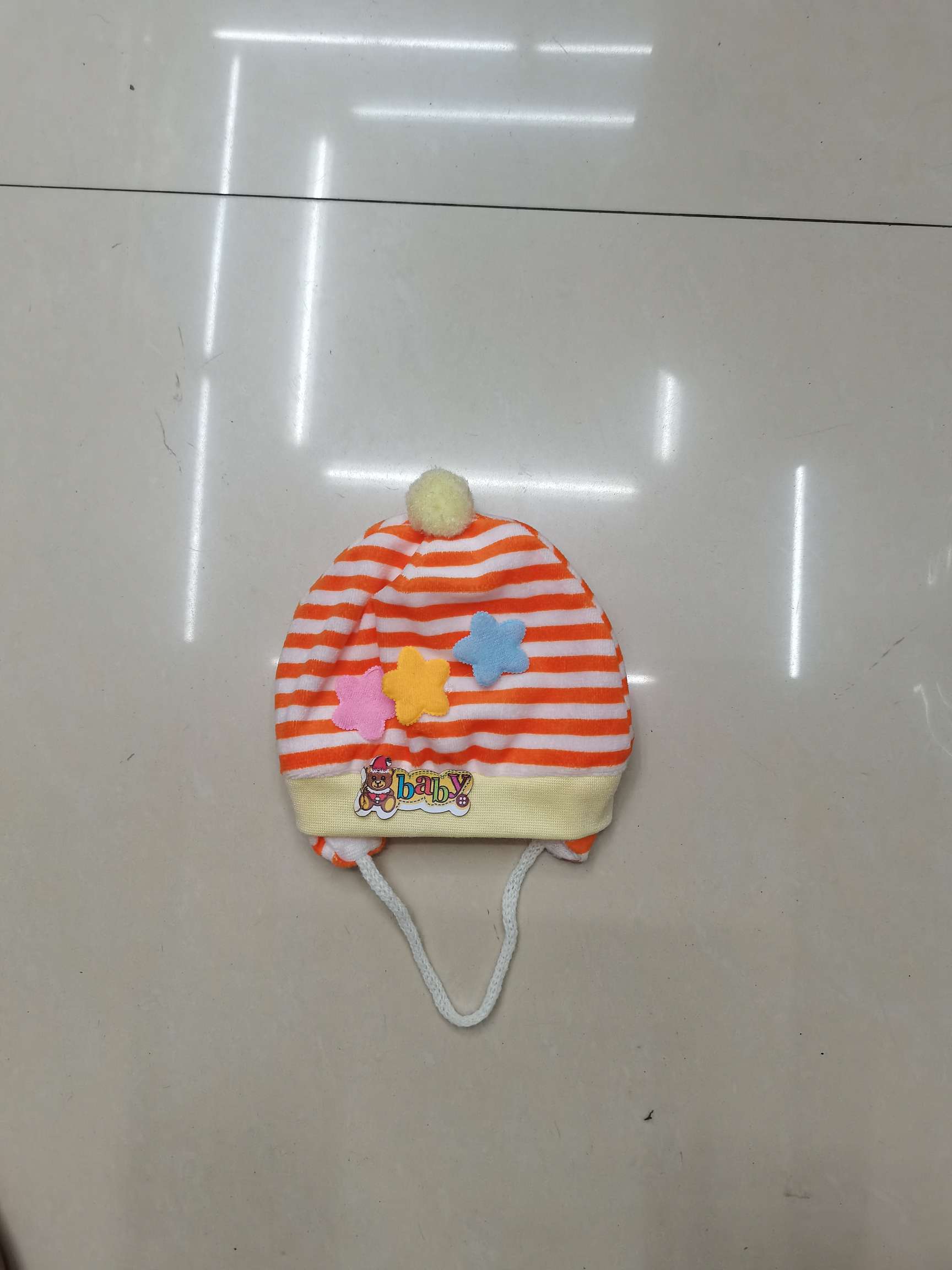 Three-star baby hat
