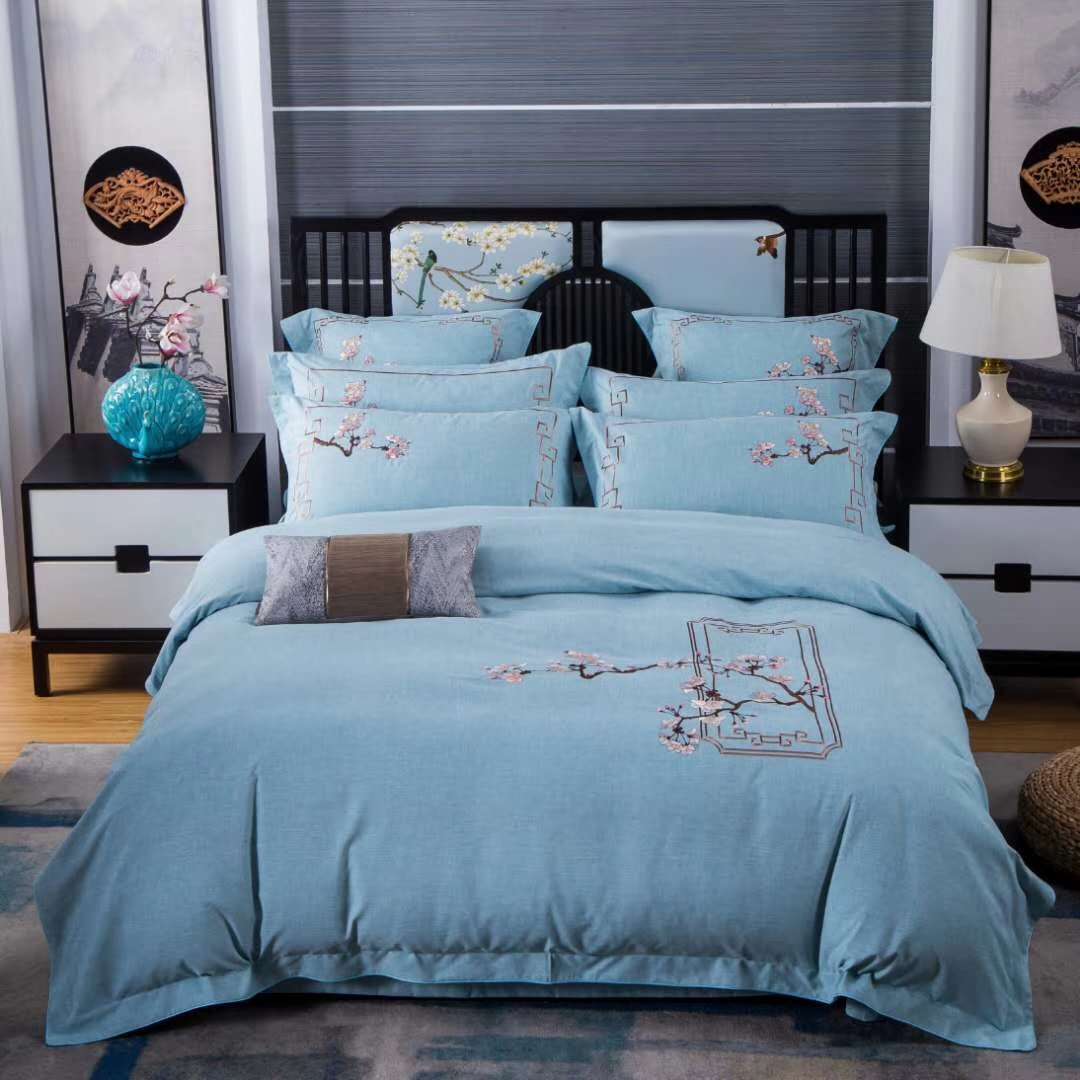 A new Chinese-style embroidered four-piece set Item Picture