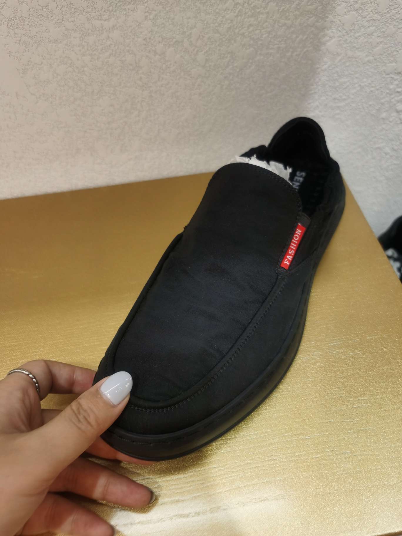 Shoes Men Summer Breathable Deodorant Shoes Fashion Casual Shoes 0608 Cloth Shoes A Slip-On Lazy Old Beijing Cloth Shoes Specification drawing