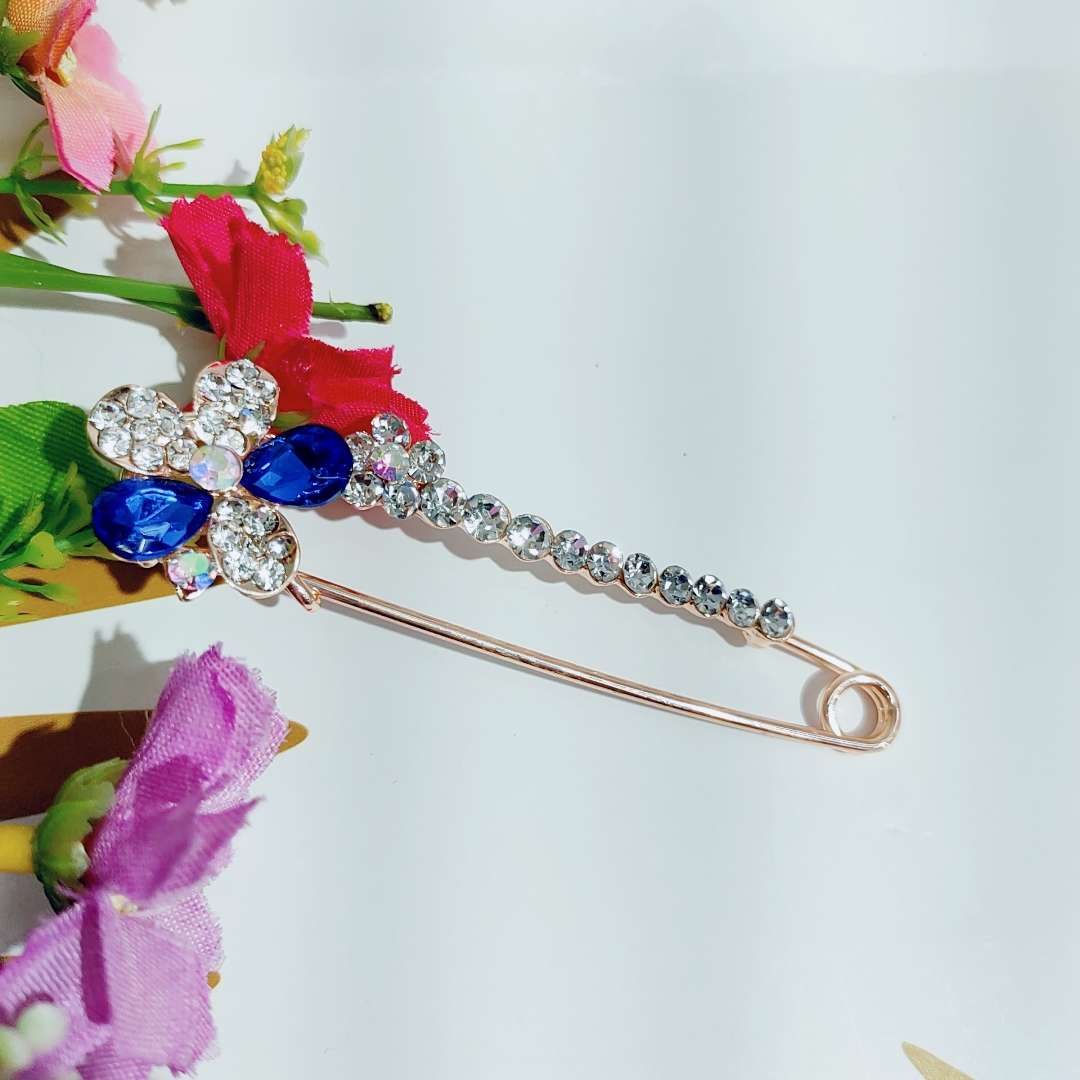 Brooch, women's corsage accessory, crystal imitation coat pin, fashionable and versatile, Korean luxury and grandeur undefined