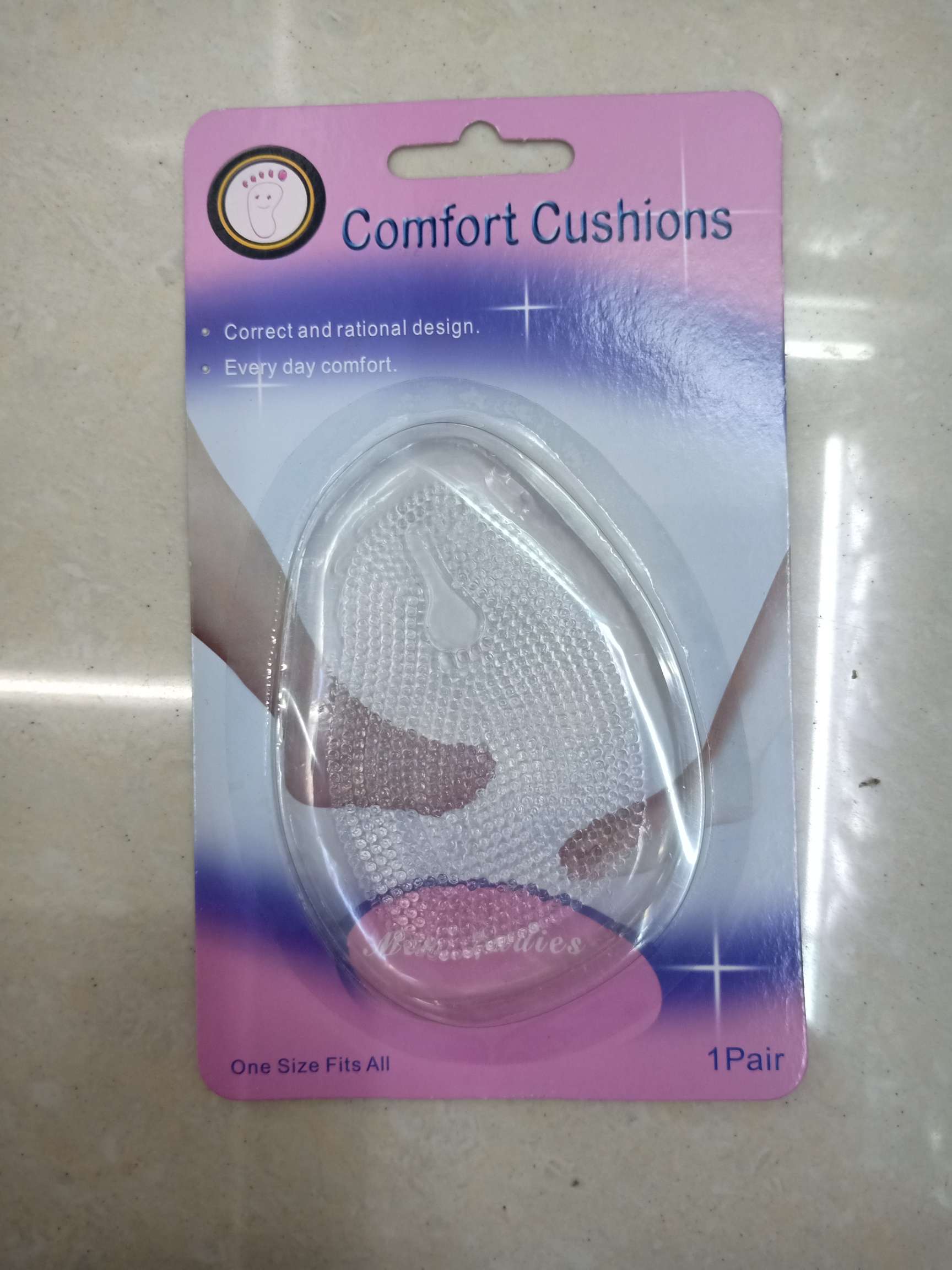PU transparent forefoot pad with fine dot dot forefoot pad