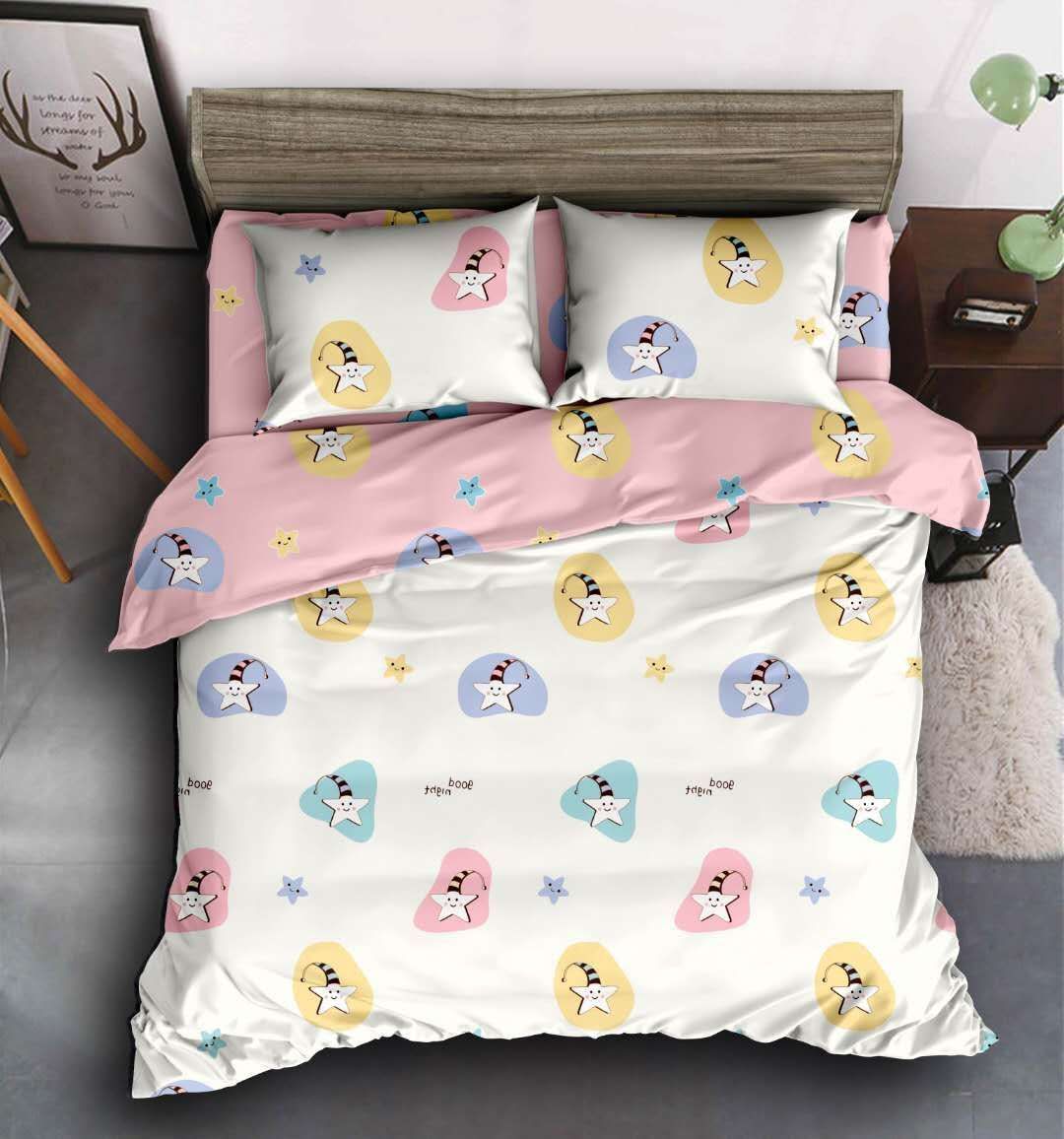 4-Piece Small Star Pattern Bedding Set