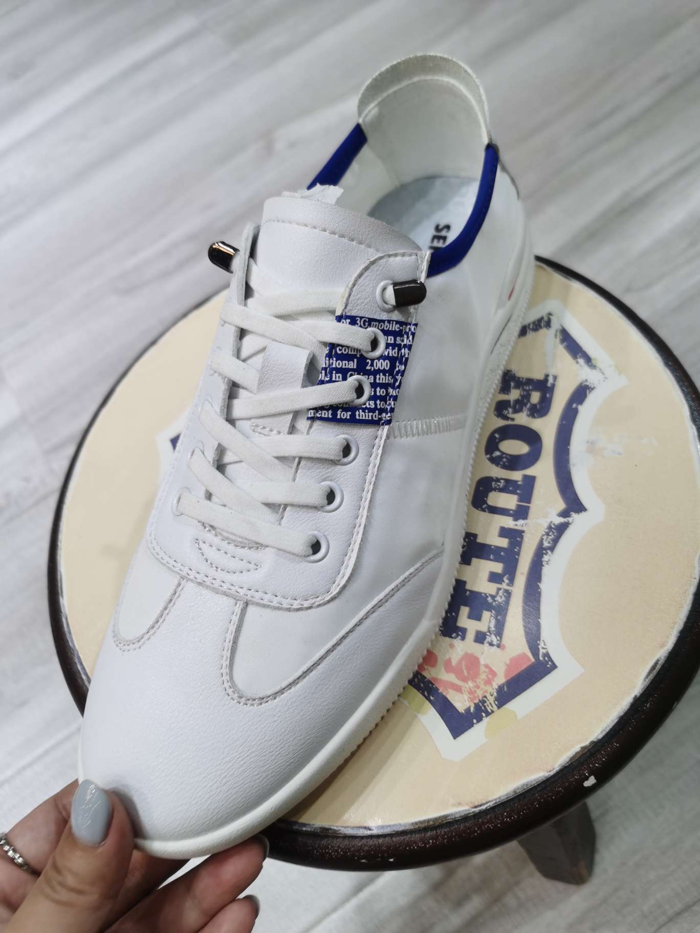 Small White Shoes Spring And Summer New Casual Shallow Mouth Children Flat Foot Slip-On All Sports Korean Leather Student Board 0627 Small White Shoes details Picture