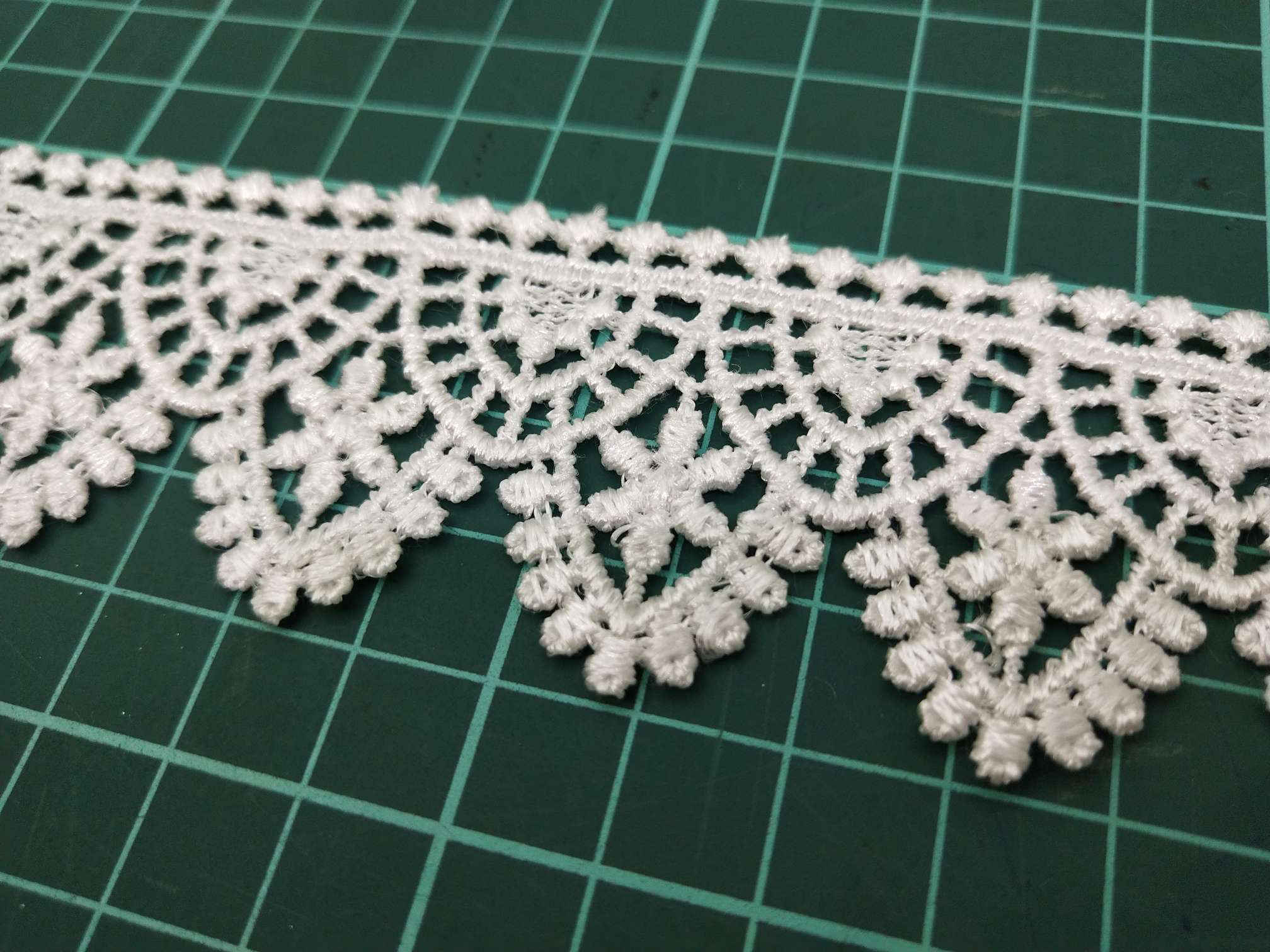 Wholesale of environmentally friendly dyed fish scale water-soluble lace high-quality clothing accessories from the manufacturer Specification image