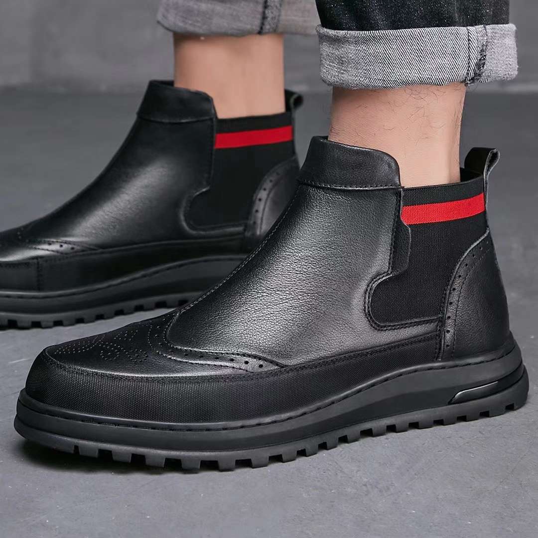 Kangaroo /12369303 Fashionable British-style men's boots Item Picture