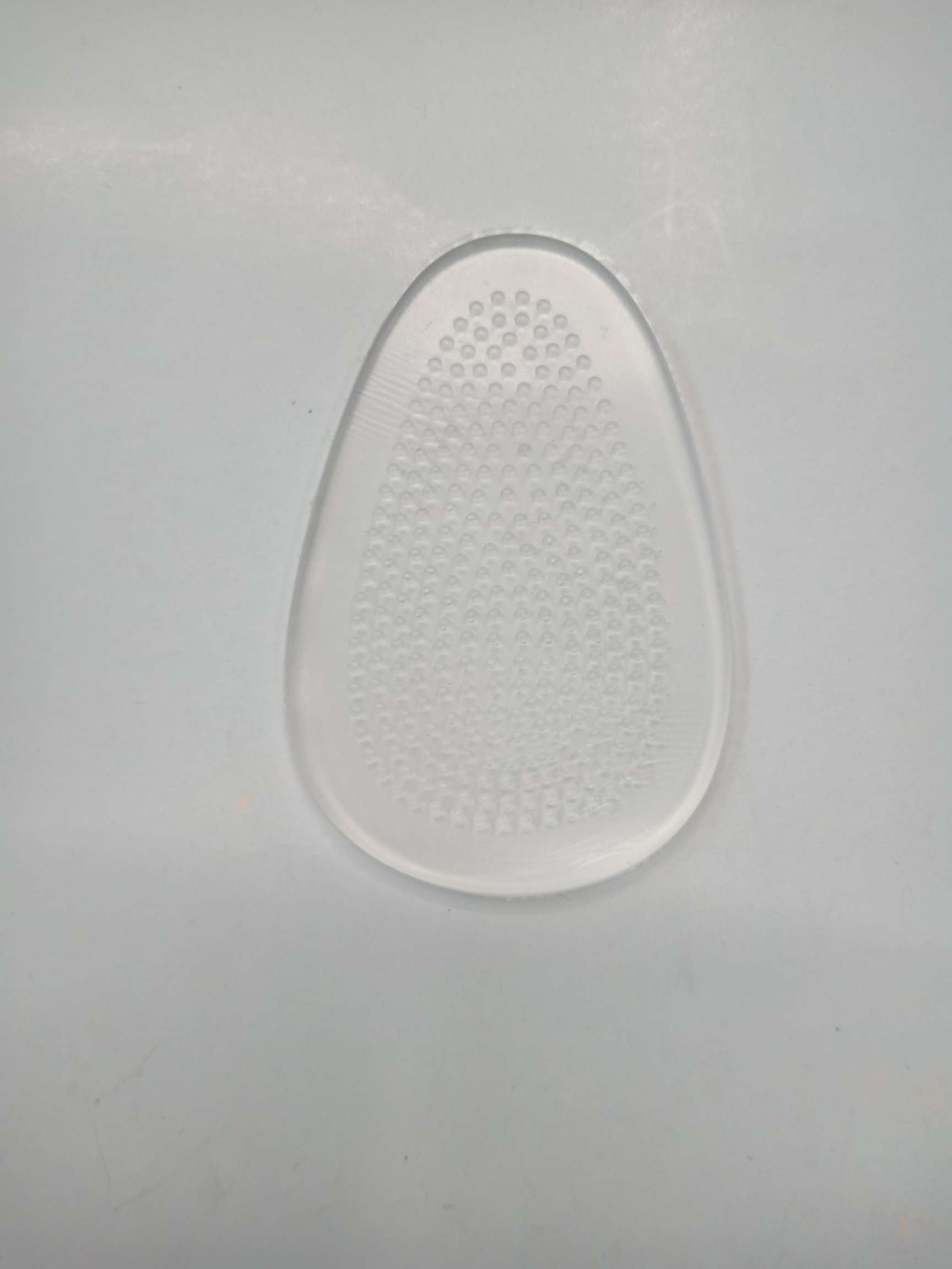 PU transparent heel pad with dot massage heel pad