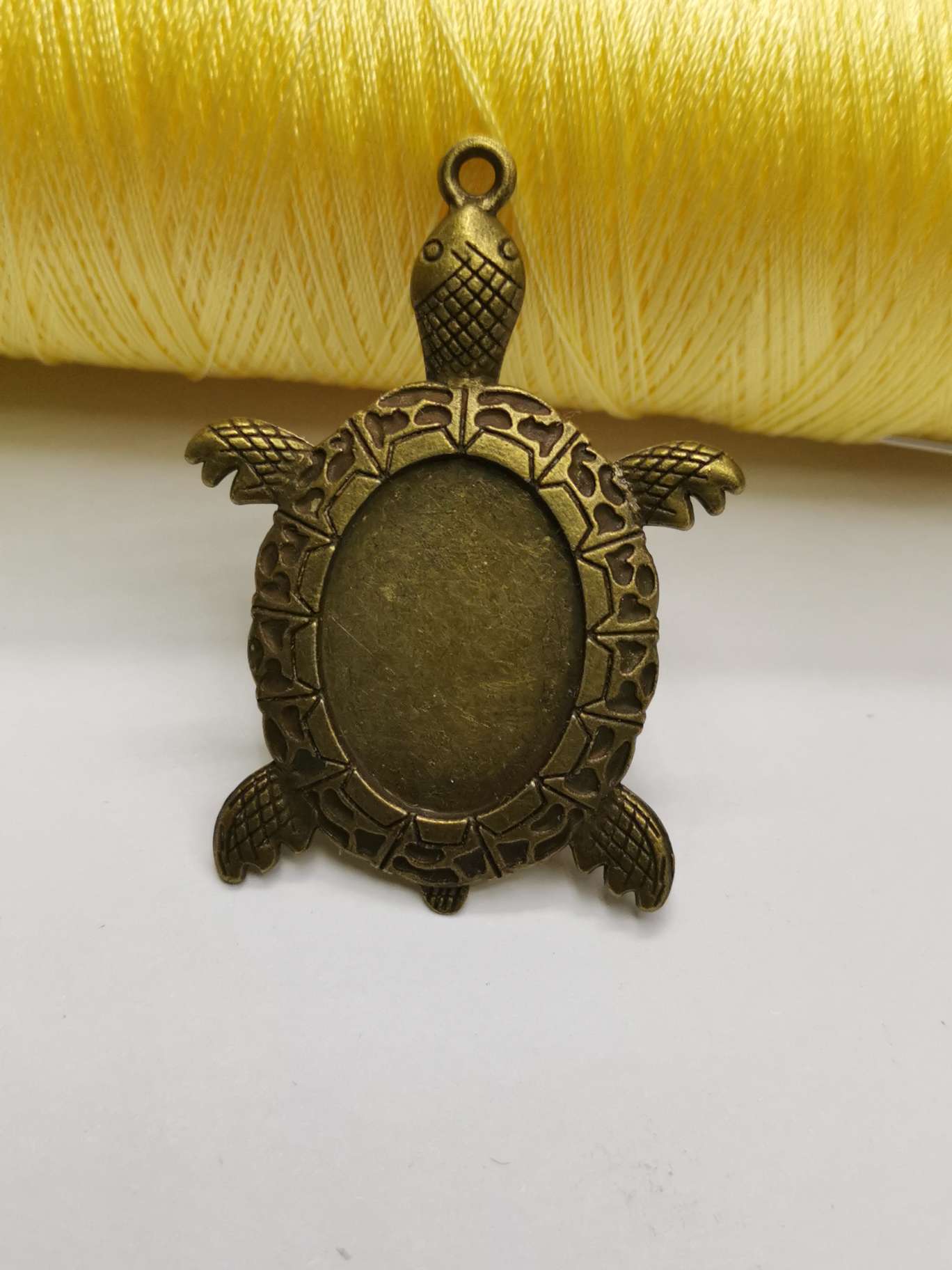 Inner 18*25 Time gem base, necklace pendant A01