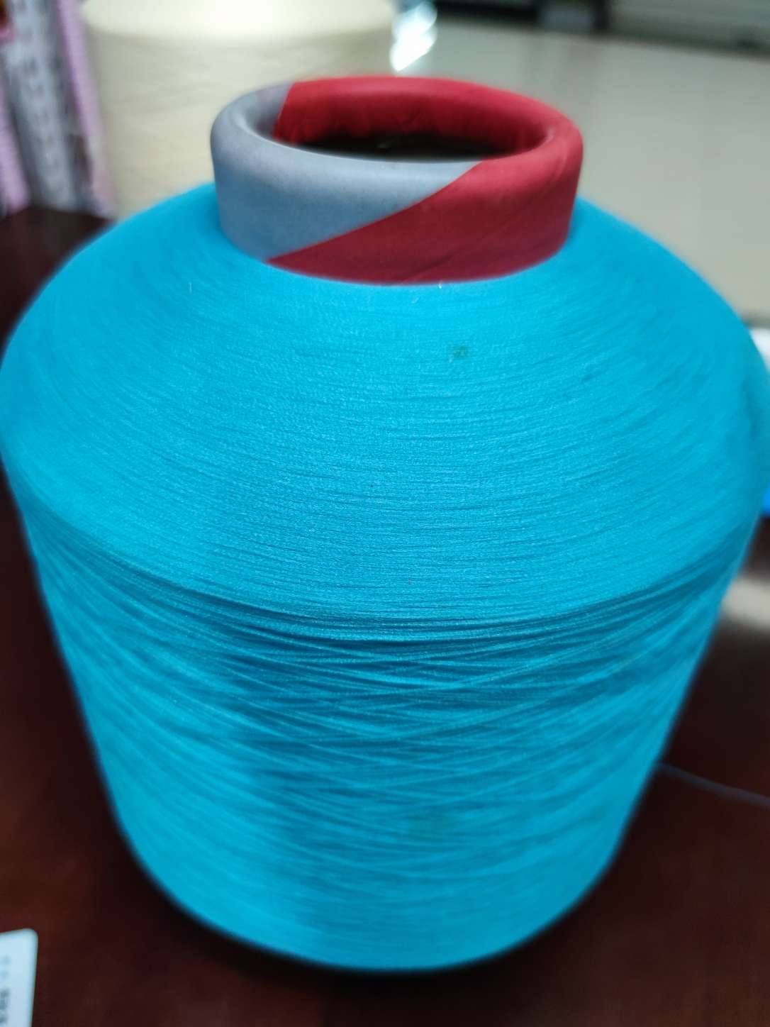 Direct sales from polypropylene manufacturer, high-elasticity gloves, polypropylene edge locking thread, polypropylene yarn, elastic filament, sky blue