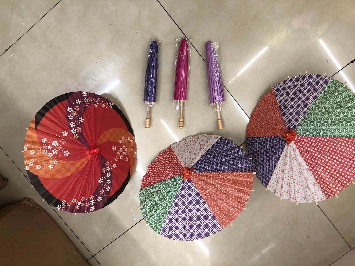 不防雨纸伞古典牡丹梅花迷你小纸伞幼儿园小号装饰伞详情图6