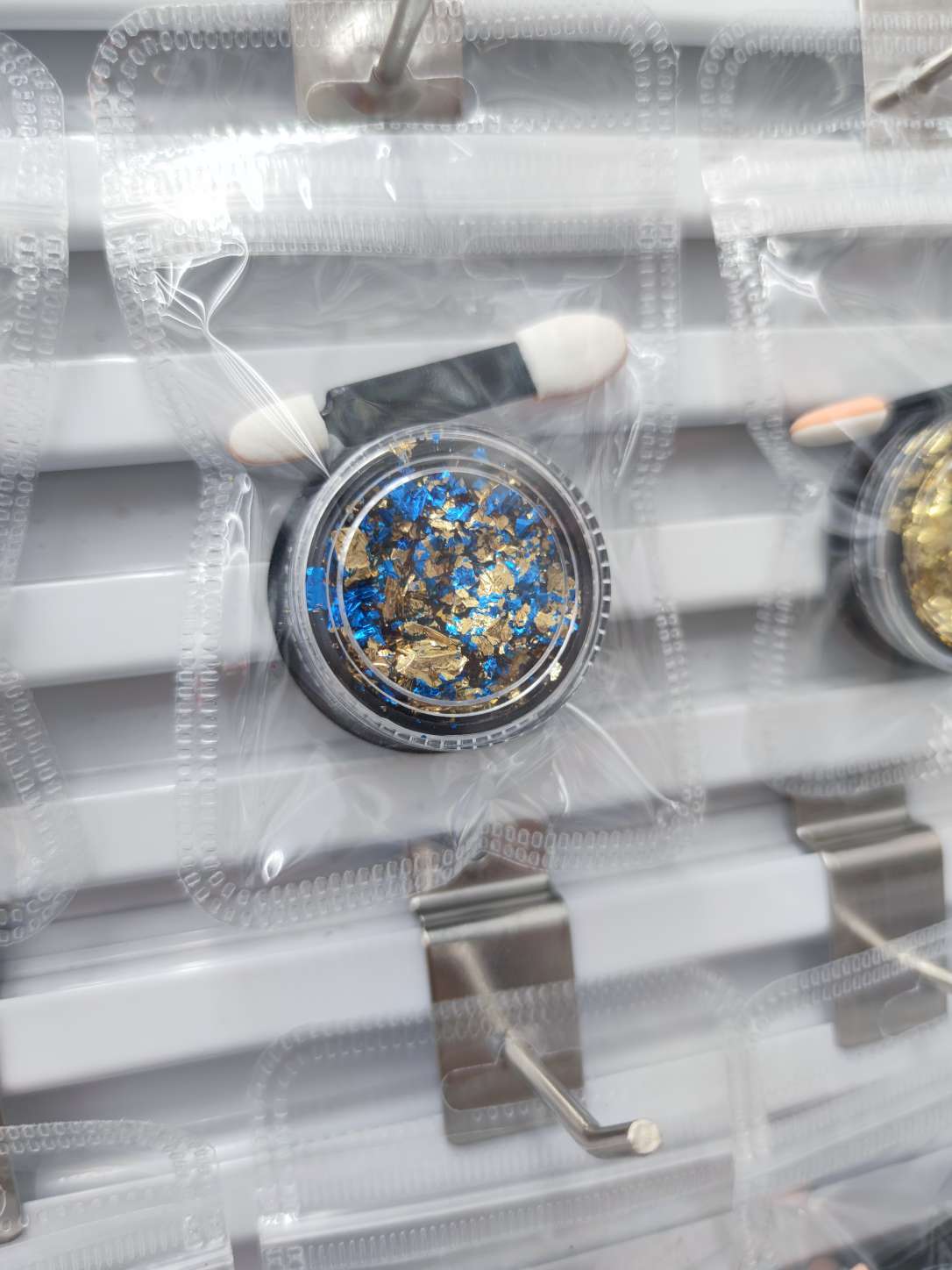 美甲金箔纸碎片金银碎铂细节图