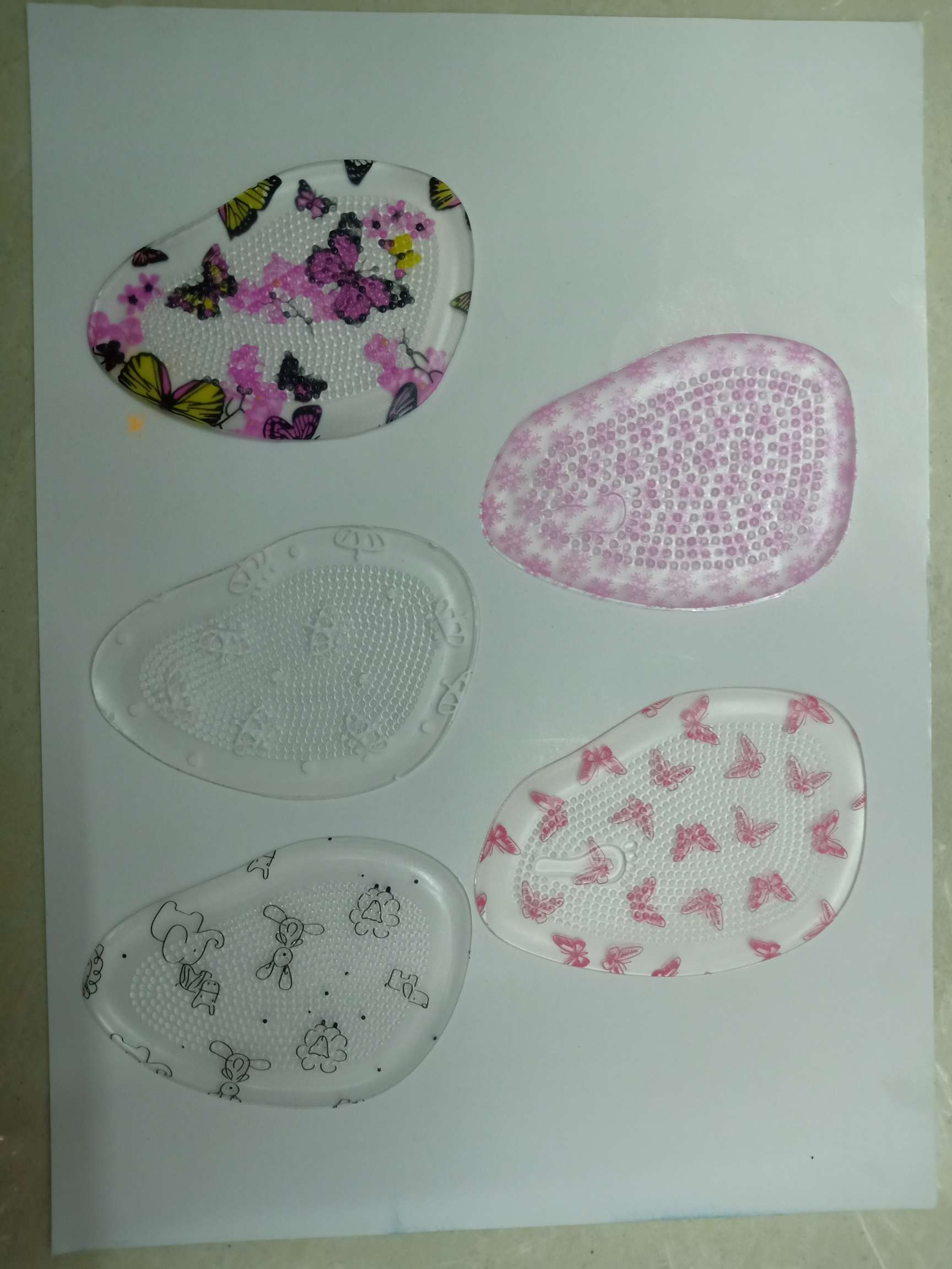 PU transparent front palm pad non-slip front palm pad half yard pad printing pattern cartoon design thumbnail