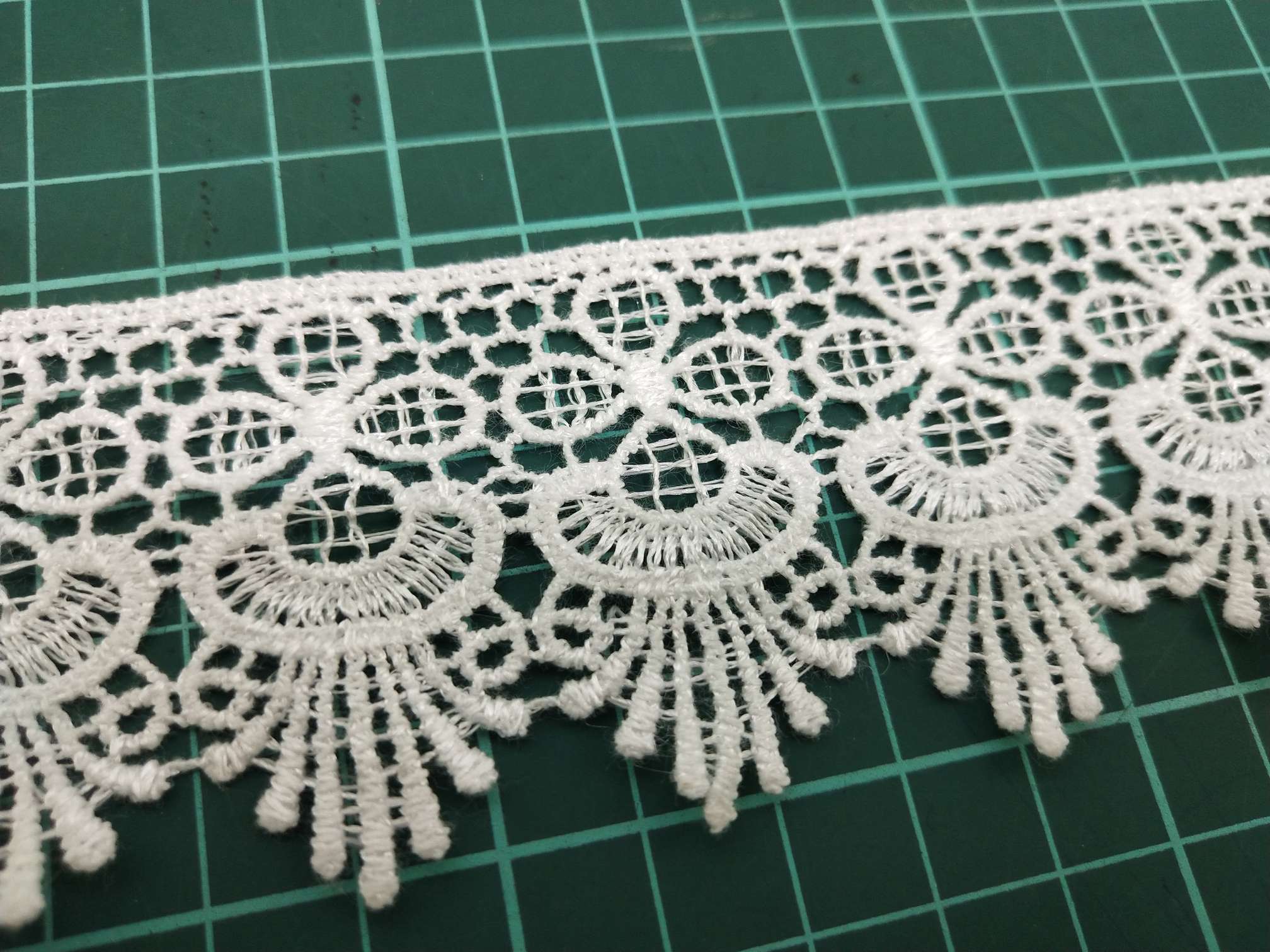 Polyester butterfly embroidery water-soluble lace barcode Specification image