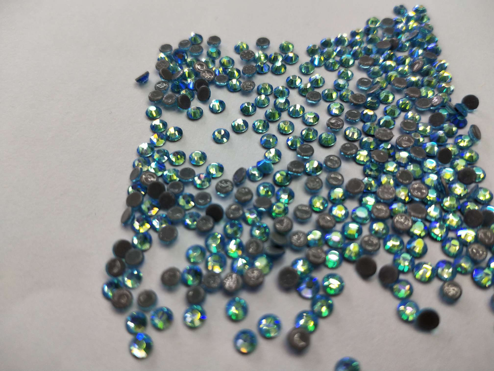 Ss16 Lake Blue Ab Audie Imitation Audie Nail Drill Glass Hot Drill Diy Drill details Picture