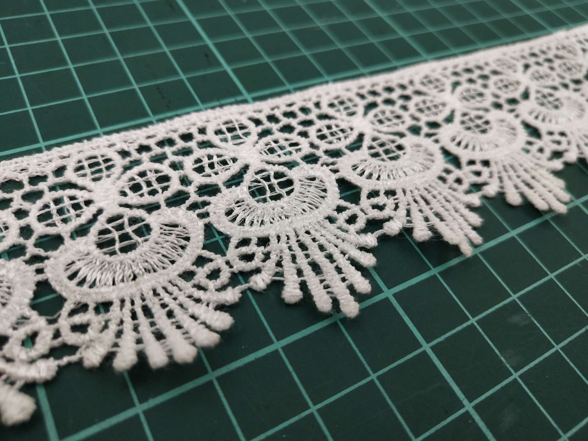 Polyester butterfly embroidery water-soluble lace barcode details Picture