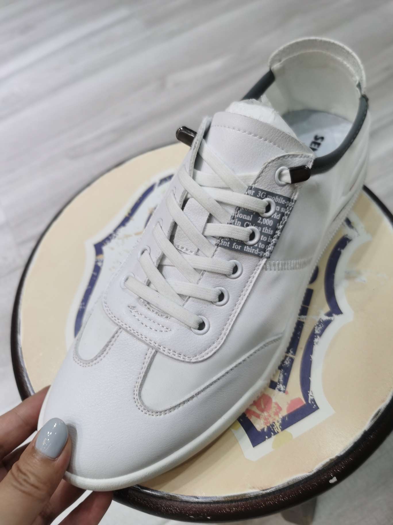 Small White Shoes Spring And Summer New Casual Shallow Mouth Children Flat Foot Slip-On All Sports Korean Leather Student Board 0627 Small White Shoes Specification drawing