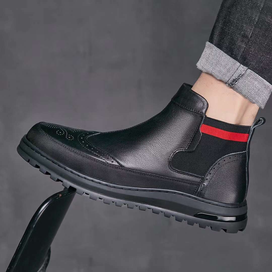 Kangaroo /12369303 Fashionable British-style men's boots Application Scenario