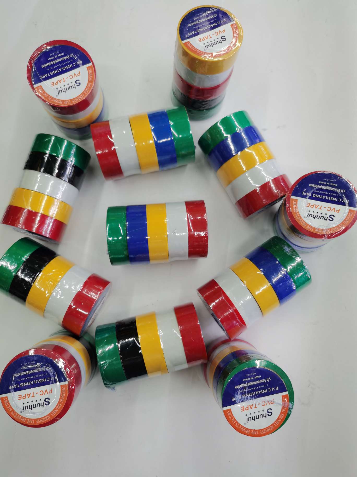 Electrical tape Insulation tape tape PVC tape Electrical products Color black tape Waterproof adhesive high temperature resistant tape Item Picture