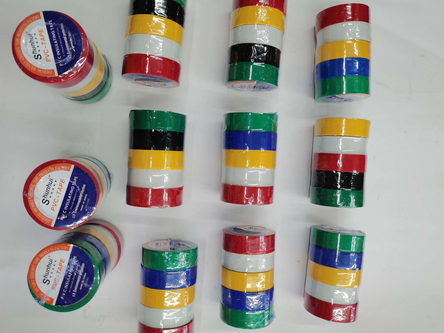 Electrical tape Insulation tape tape PVC tape Electrical products Color black tape Waterproof adhesive high temperature resistant tape undefined