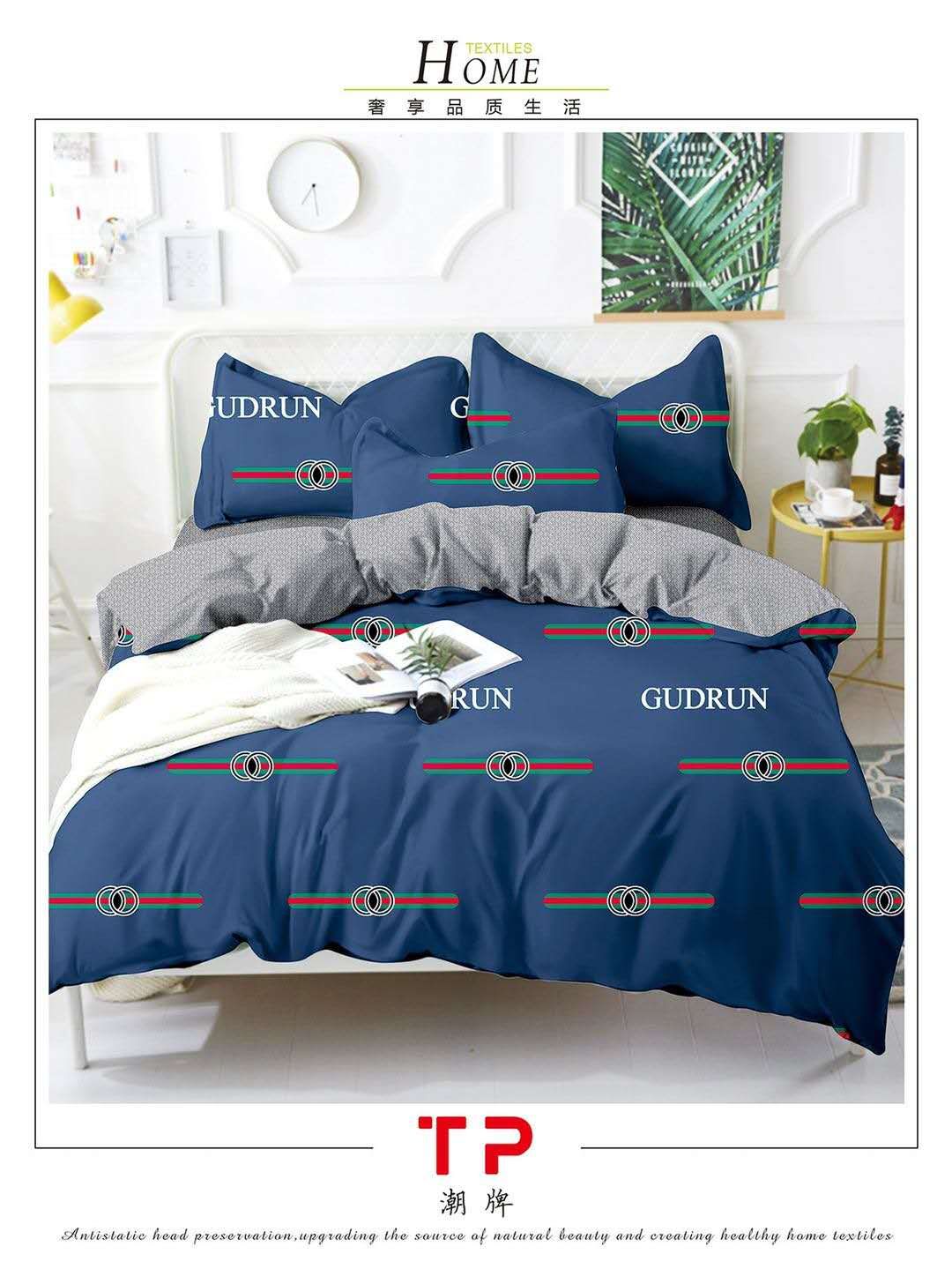 European Gas Double Ring Bedding Four Sets