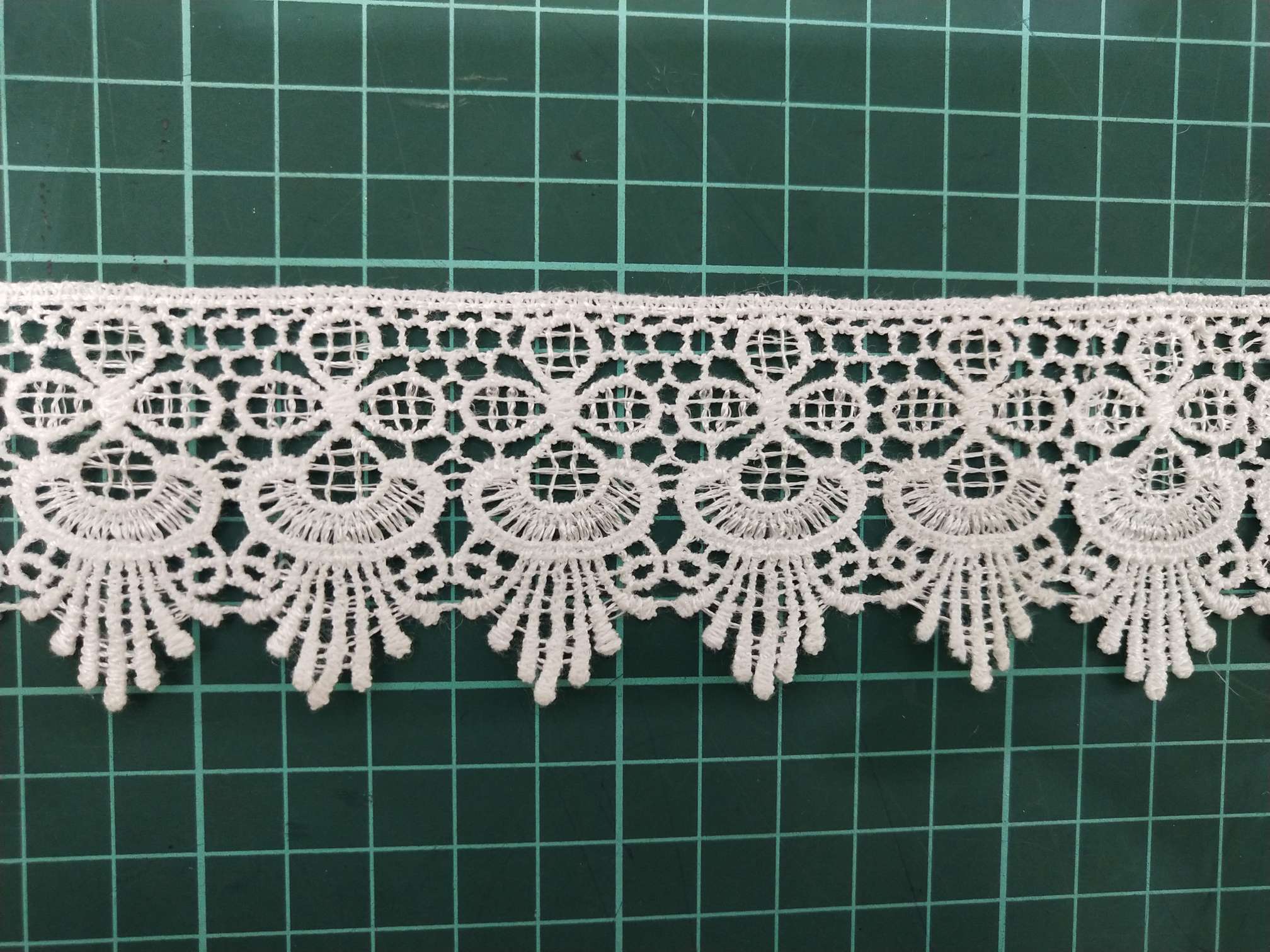 Polyester butterfly embroidery water-soluble lace barcode
