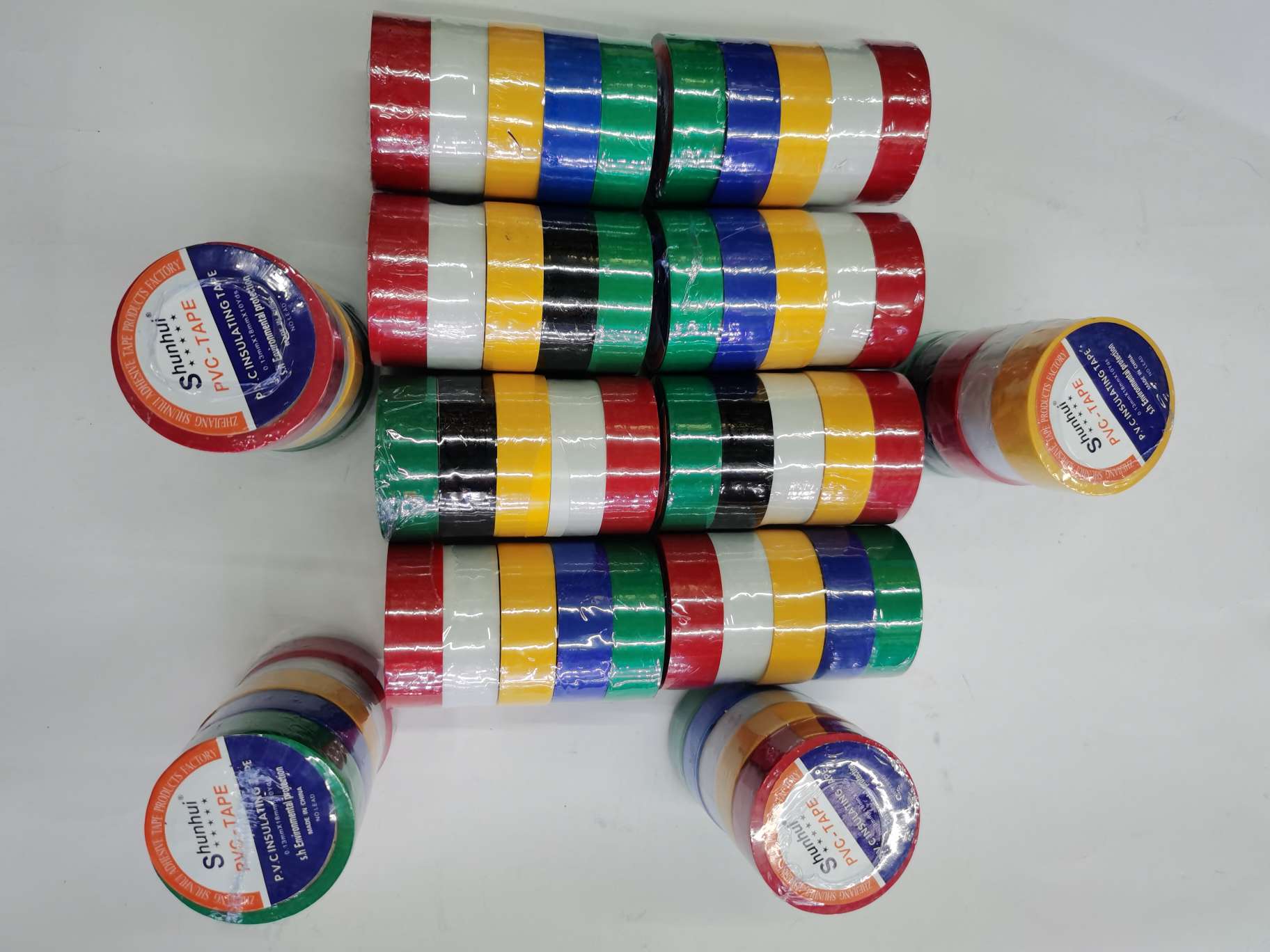 Electrical tape Insulation tape tape PVC tape Electrical products Color black tape Waterproof adhesive high temperature resistant tape undefined