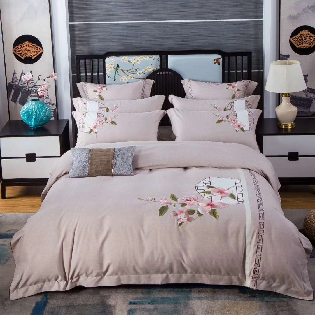 A new Chinese-style embroidered four-piece set Application Scenario