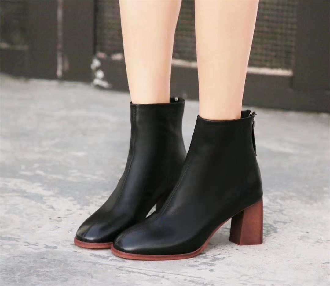 Kangaroo /12523-20997 Fashionable women's boots middle heel details Picture