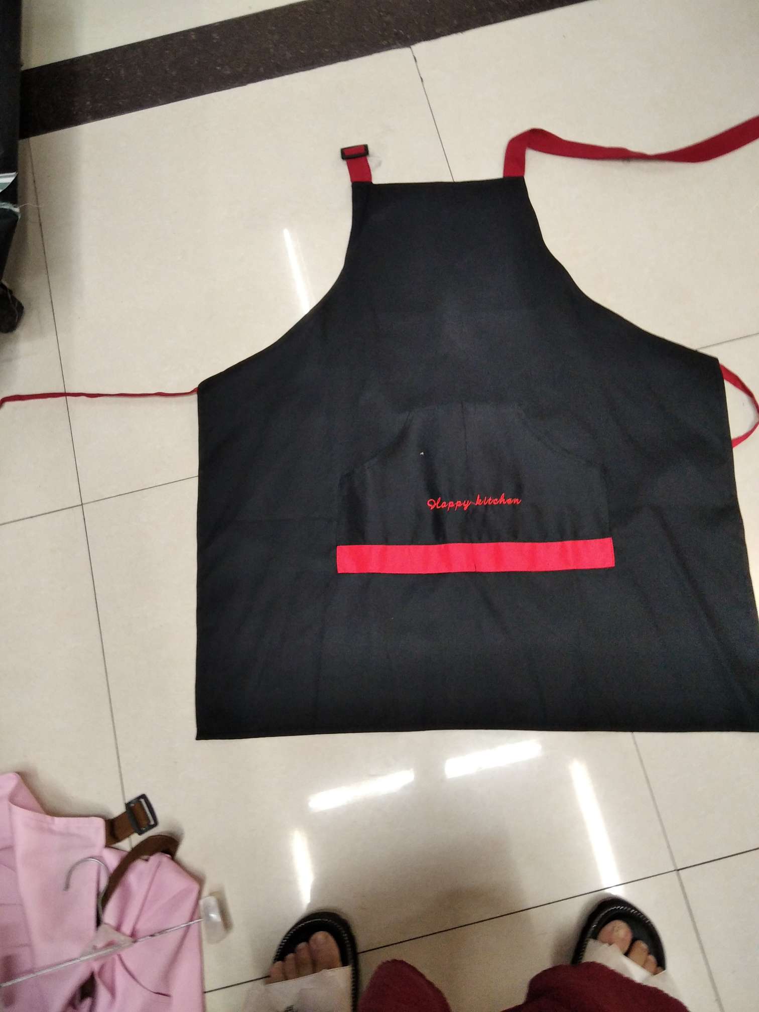 Cotton apron details Picture