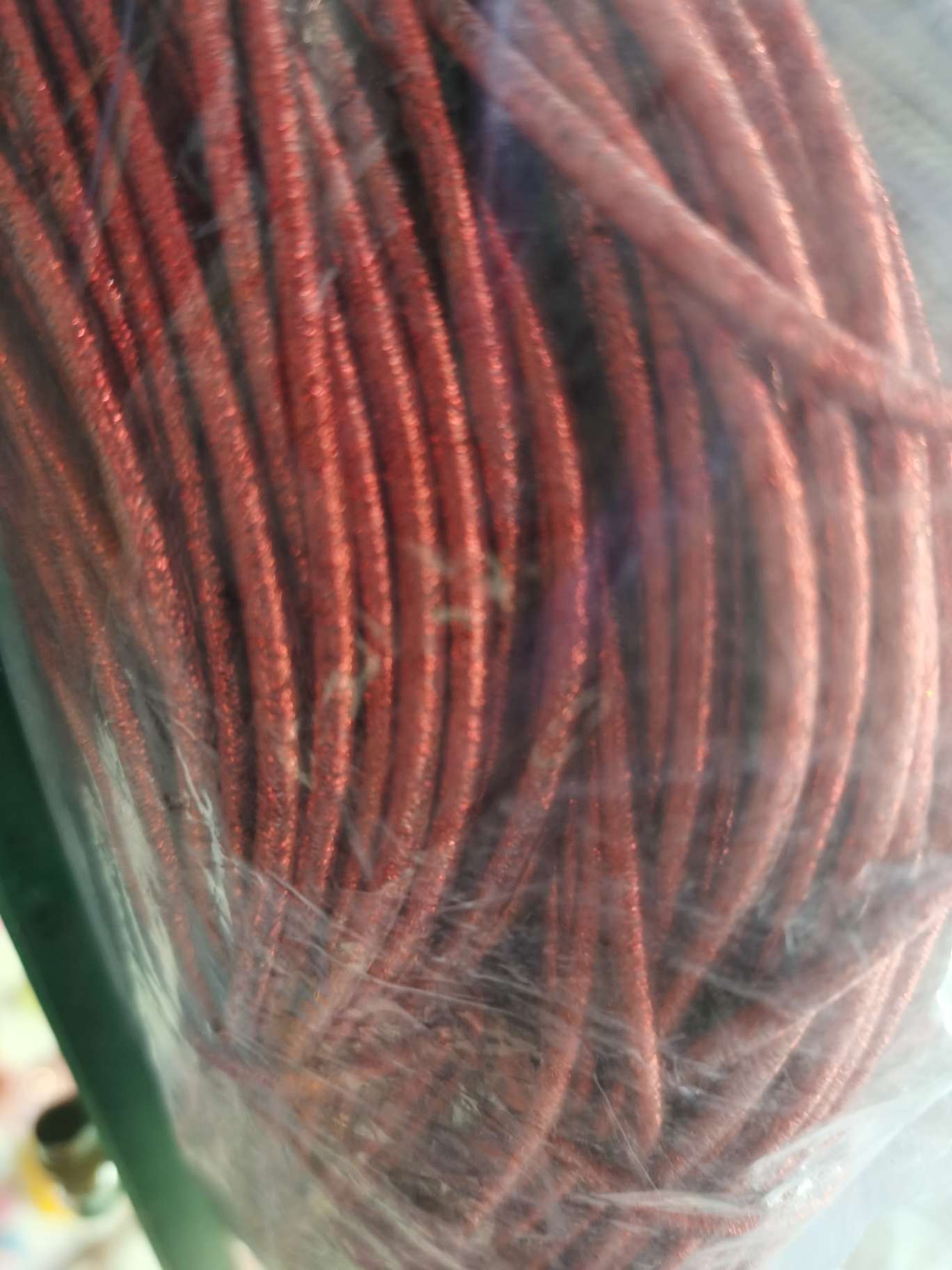 Red Silver Elastic Rope (100 M In A Bundle) details Picture