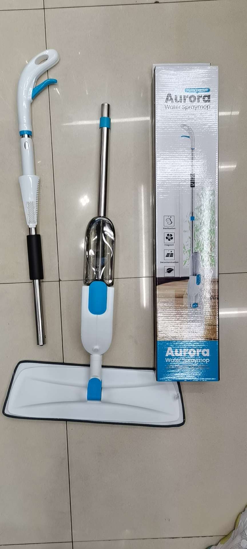 Spray mop dry and wet plate can release disinfectant thumbnail