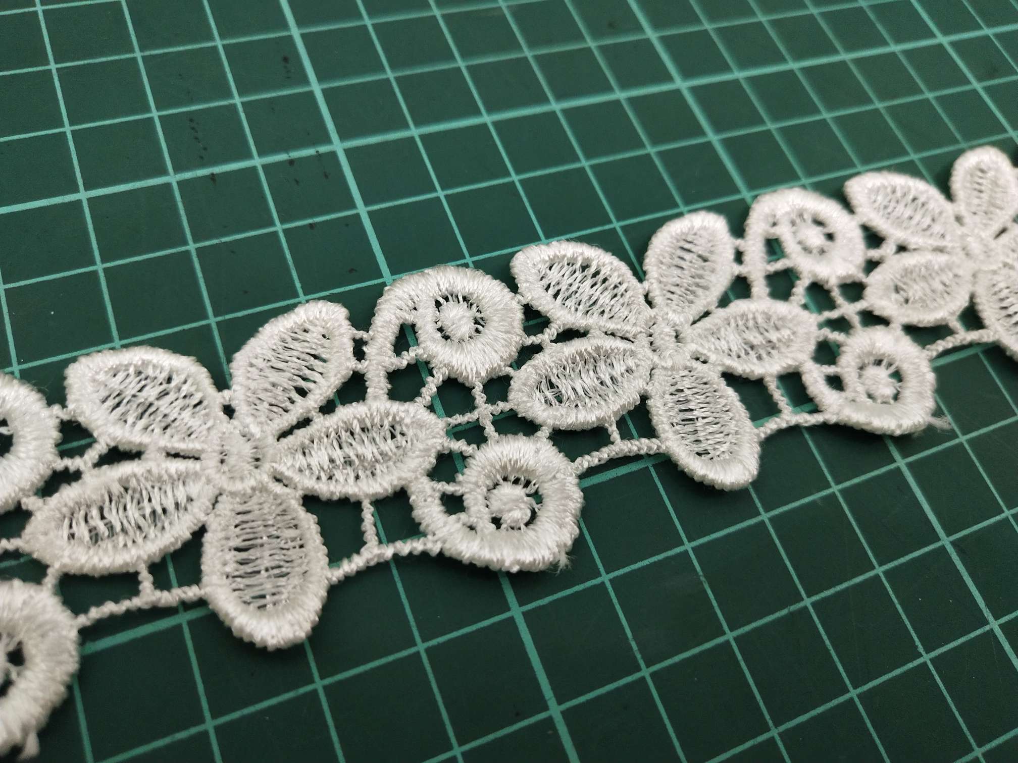 Factory direct sales and wholesale of water-soluble lace polyester embroidery details Picture
