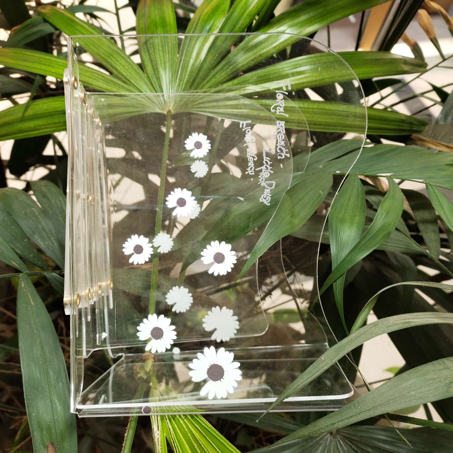 Acrylic small Zou Ju telescopic bookstand details Picture