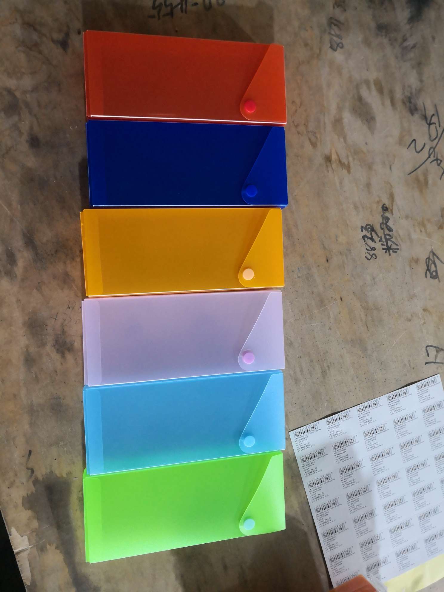 Waterproof plastic white pencil bag Transparent student pencil holder for stationery bag thumbnail