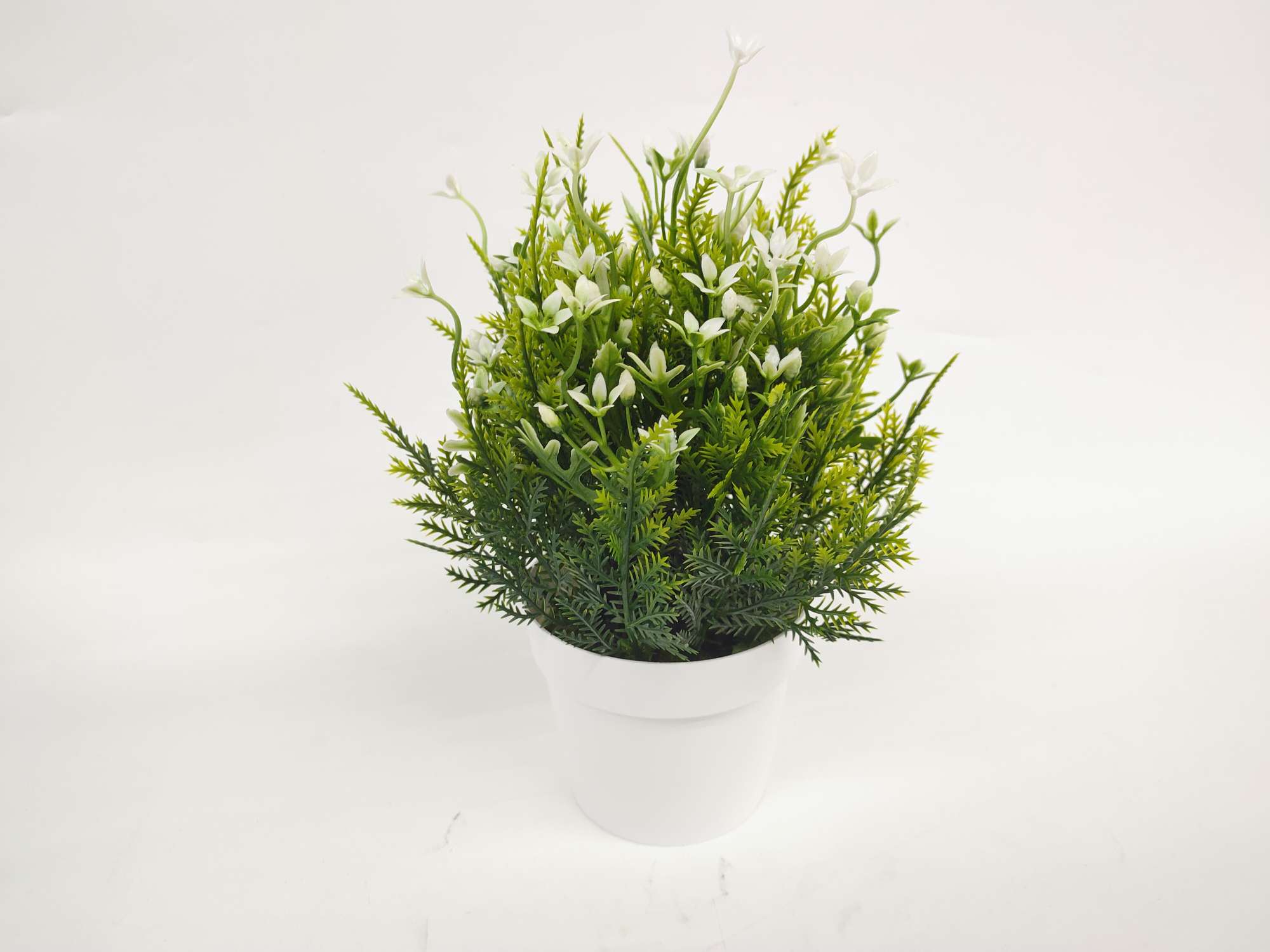 白色盆绿植叶子详情图8