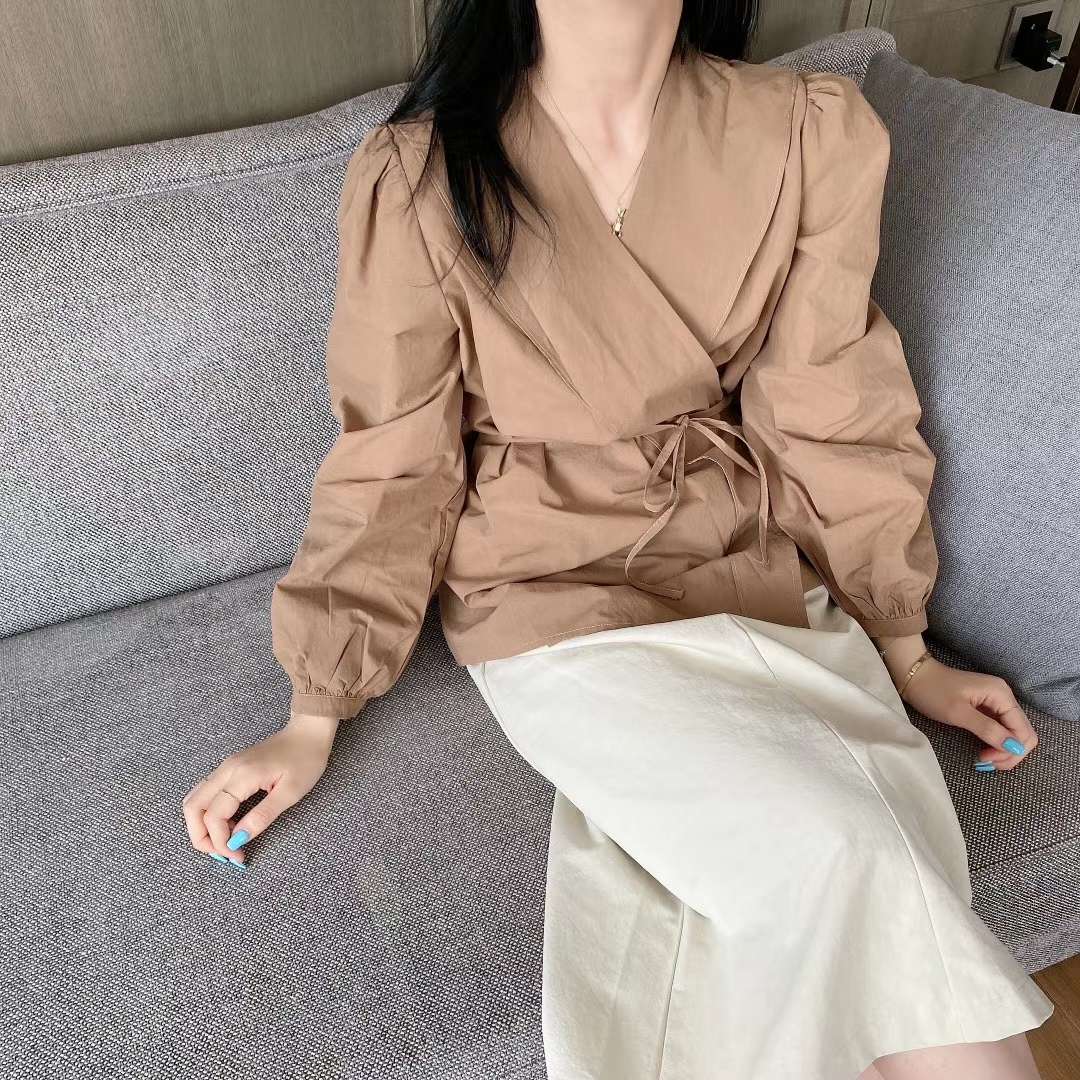 系带衬衫详情图7