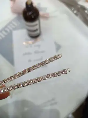Dilieba/Kim Ji-ni Jennie hair clip Monogram clip fringe clip Side clip headpiece thumbnail